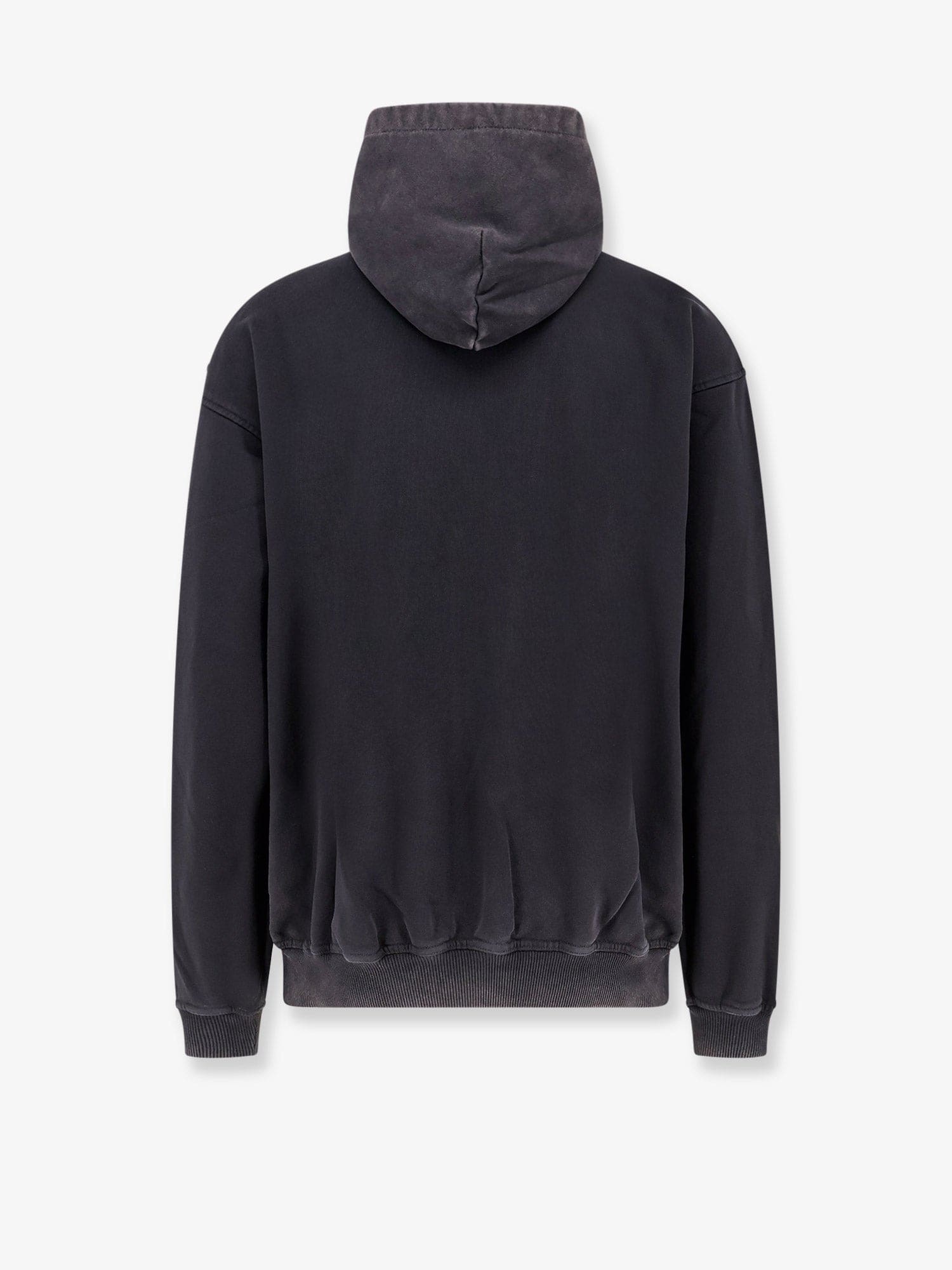Represent Black Hoodie With Fixed Hood And Maxi Print On The Front In Cotton Man In Black