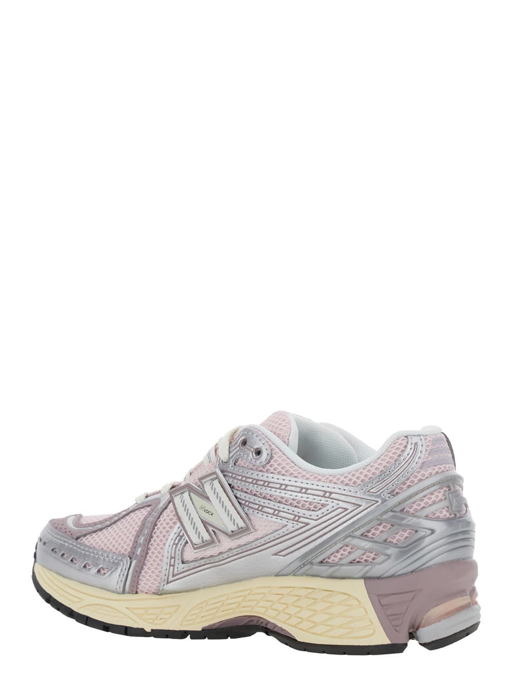 New Balance Pink Low Top Sneakers With Logo Patch On Side And Tongue And Perforated Panels In Tech Fabric Unisex