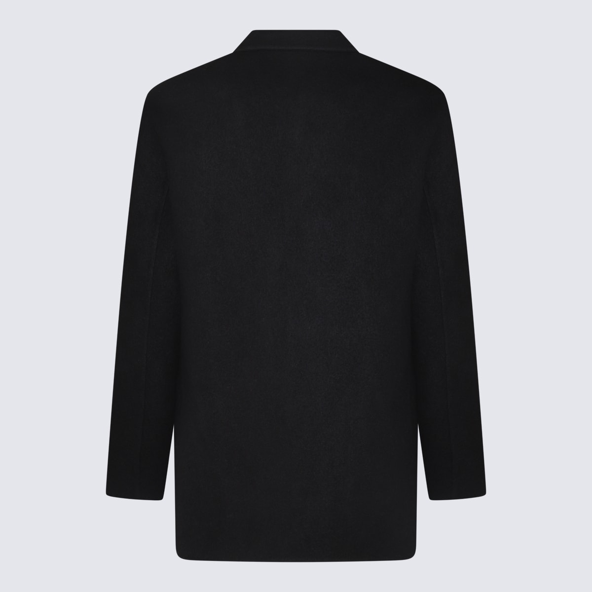 Shop Jil Sander Black Viscose Casual Jacket