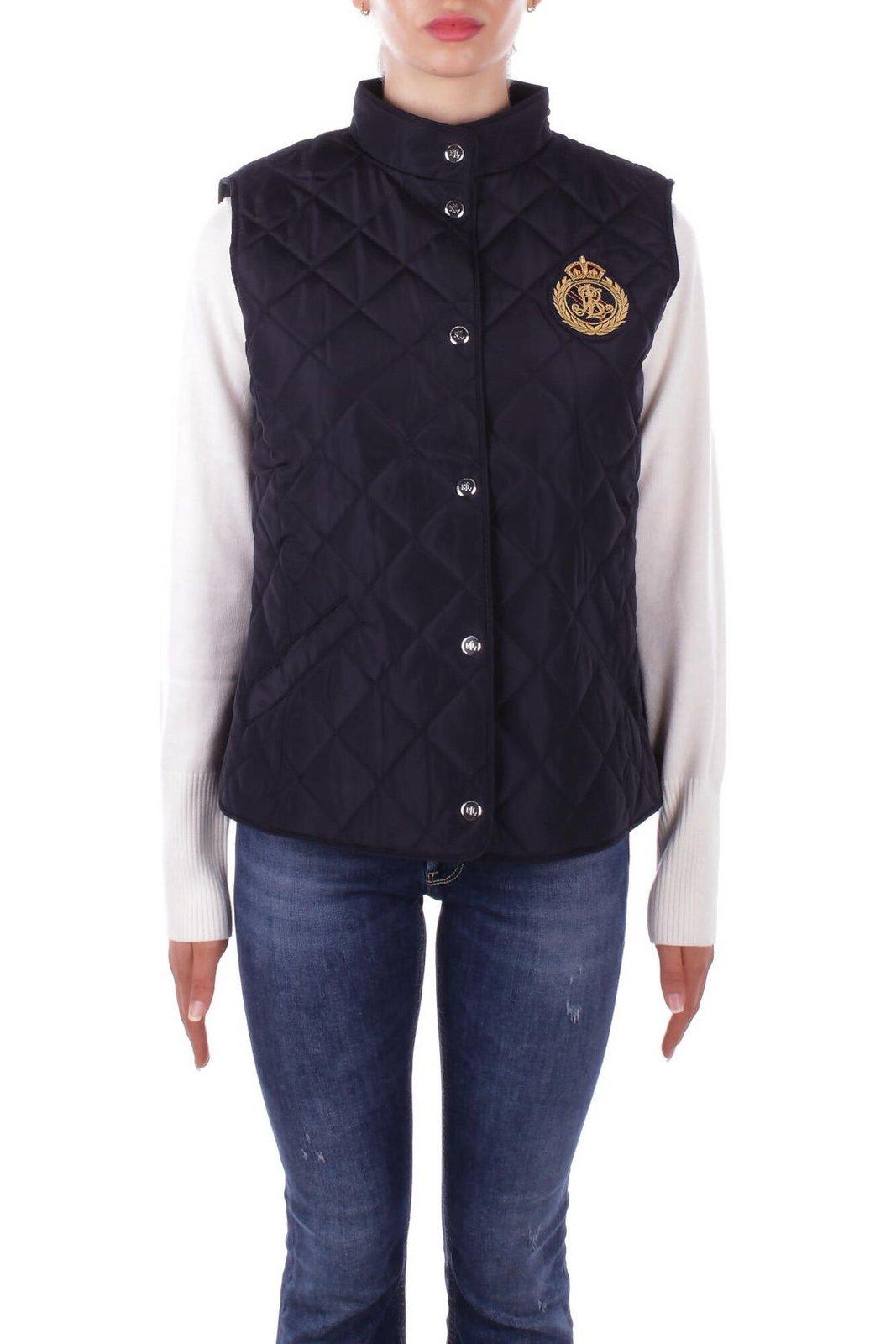 Logo Patch Quilted Gilet