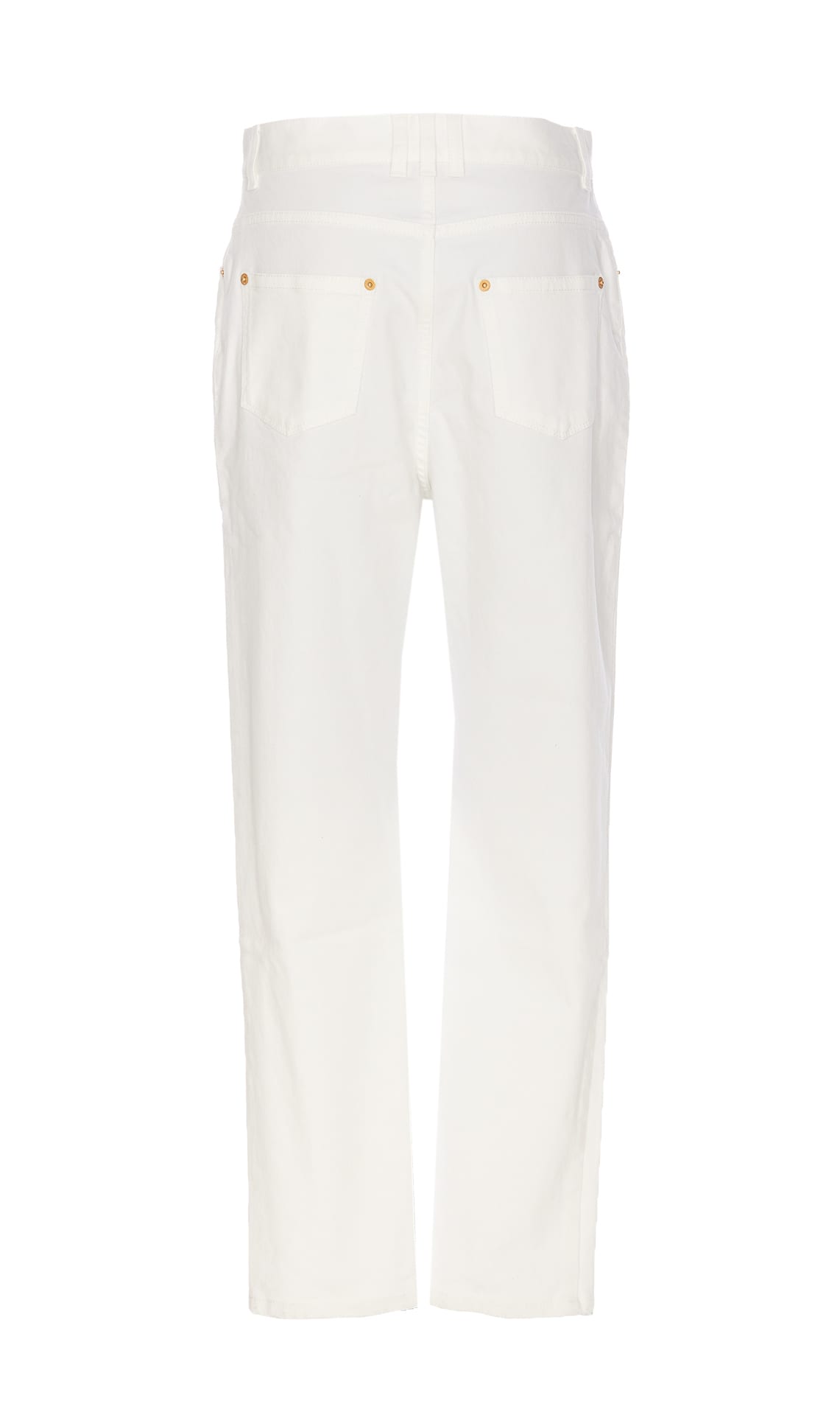 Shop Balmain Slim Jeans In White