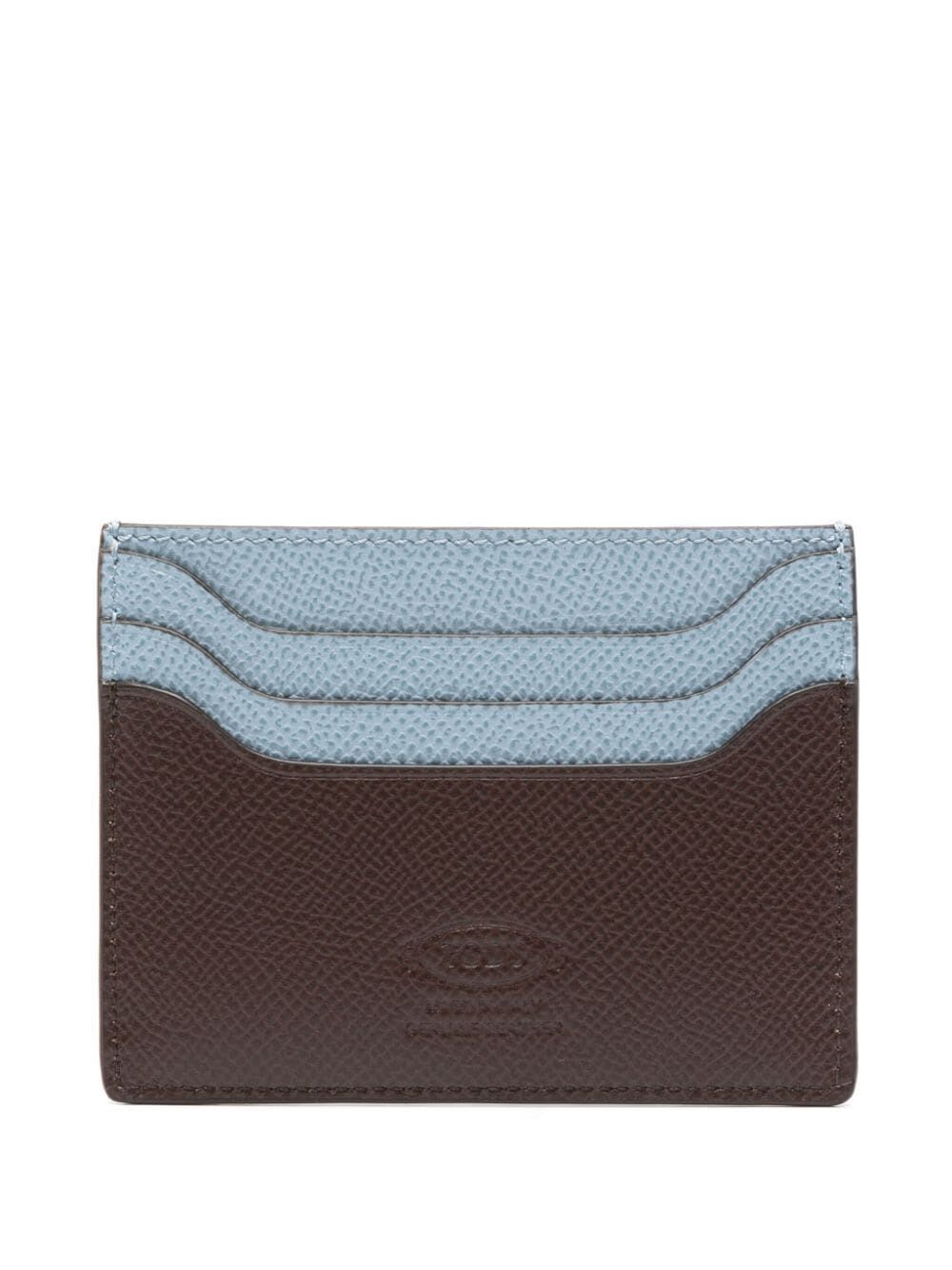 Shop Tod's Credit Card Case In Caffe