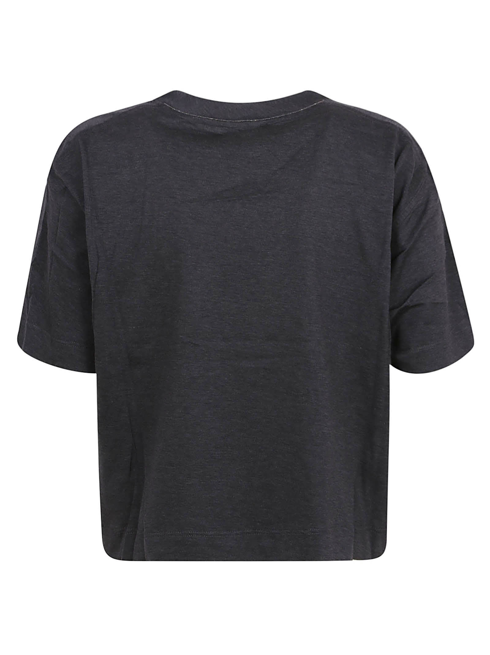 Shop Brunello Cucinelli Lightweight T-shirt In Grey