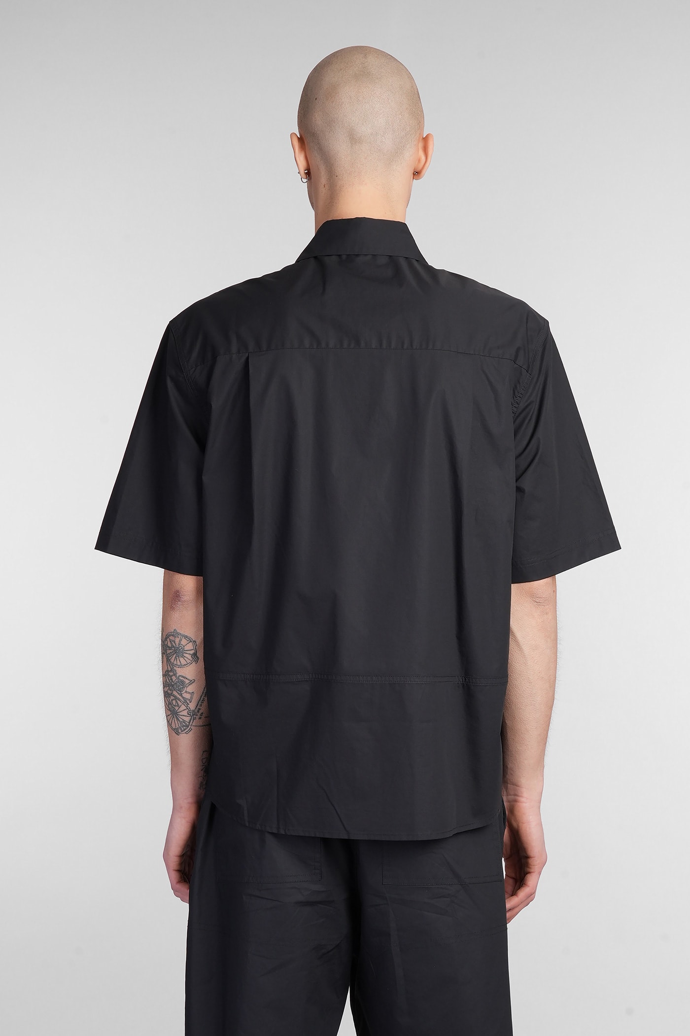 Roberto Collina Cotton Shirt In Black