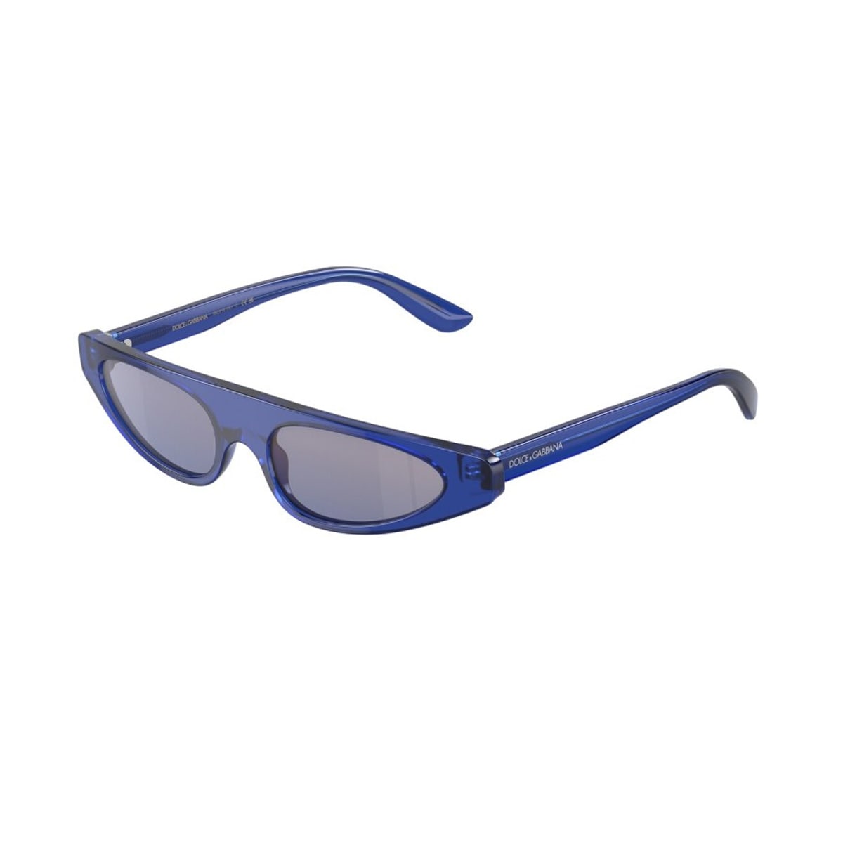 Shop Dolce &amp; Gabbana Eyewear Dg4442 339833 Sunglasses In Blu