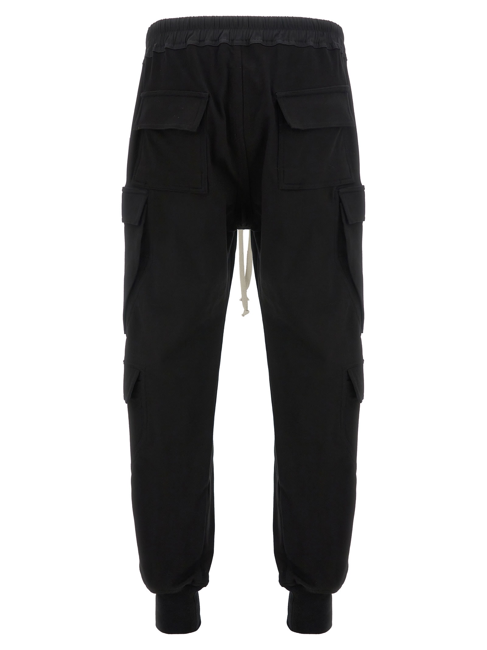 Shop Rick Owens Mastodon Megacargo Joggers In Black