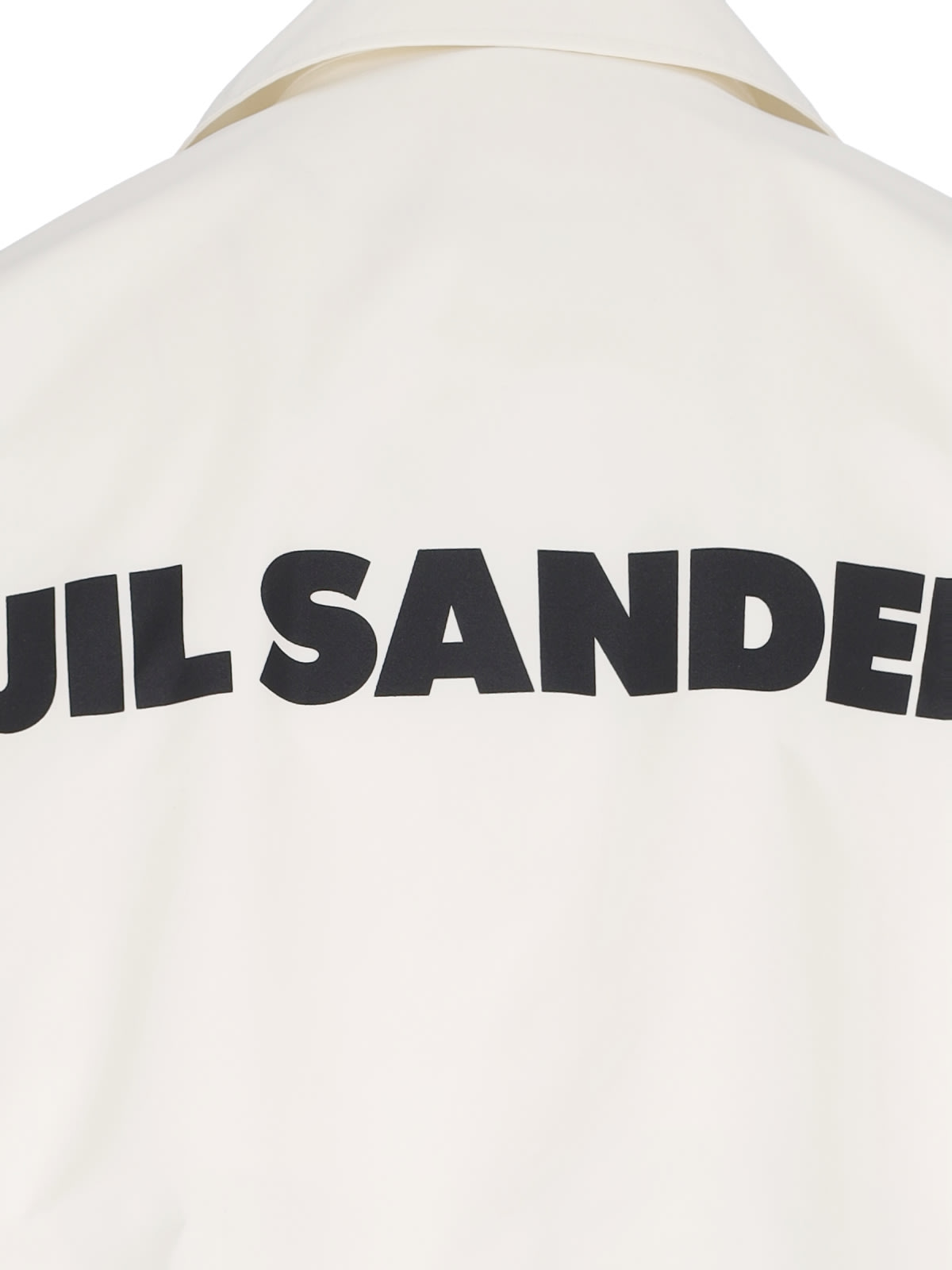 Shop Jil Sander Back Logo Jacket In White