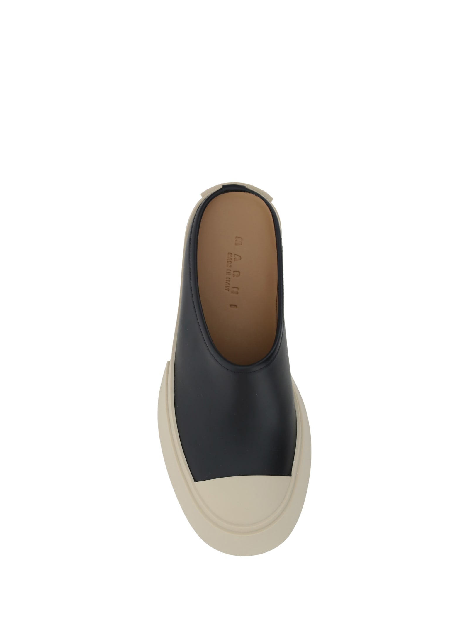 Shop Marni Mary Jane Mules In Black