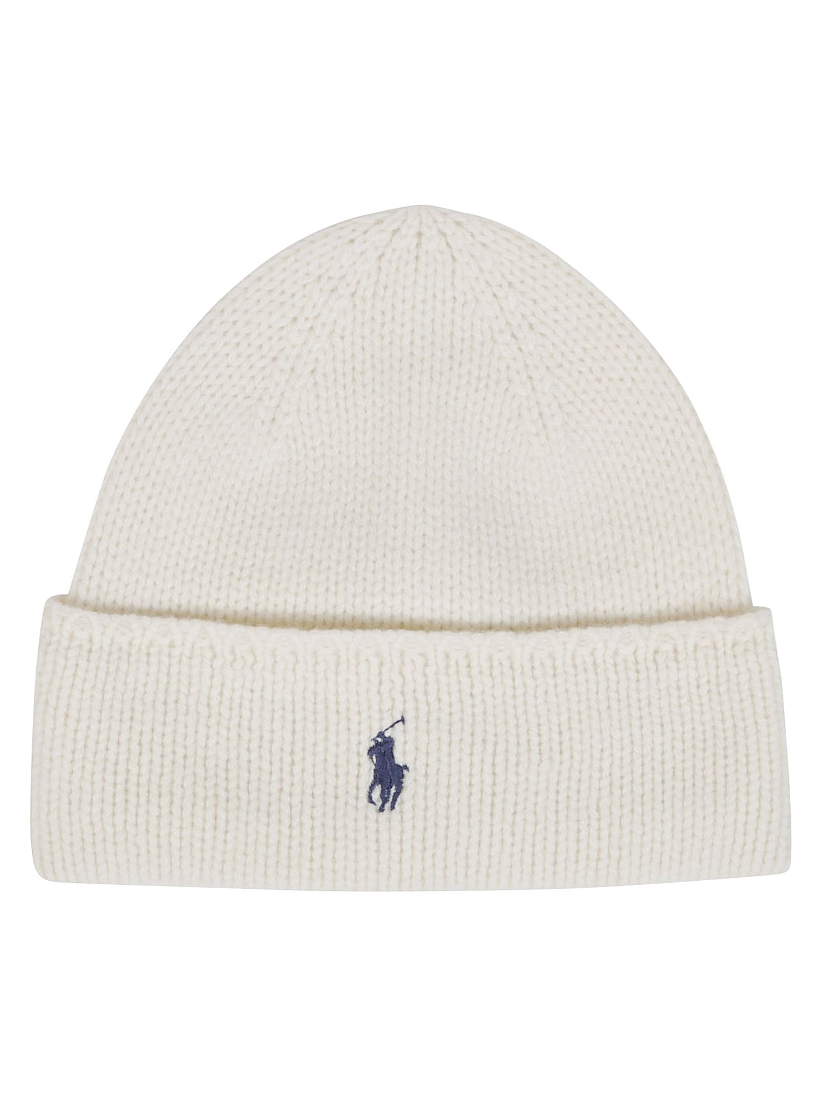 Polo Ralph Lauren Cuff Cold Weather Hat In White