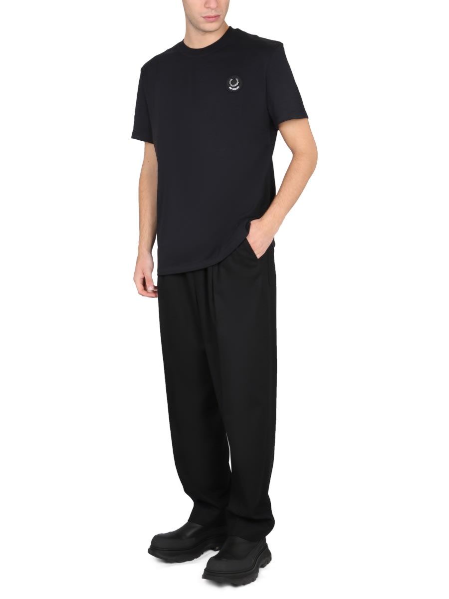 Fred Perry T-shirt With Logo In Black