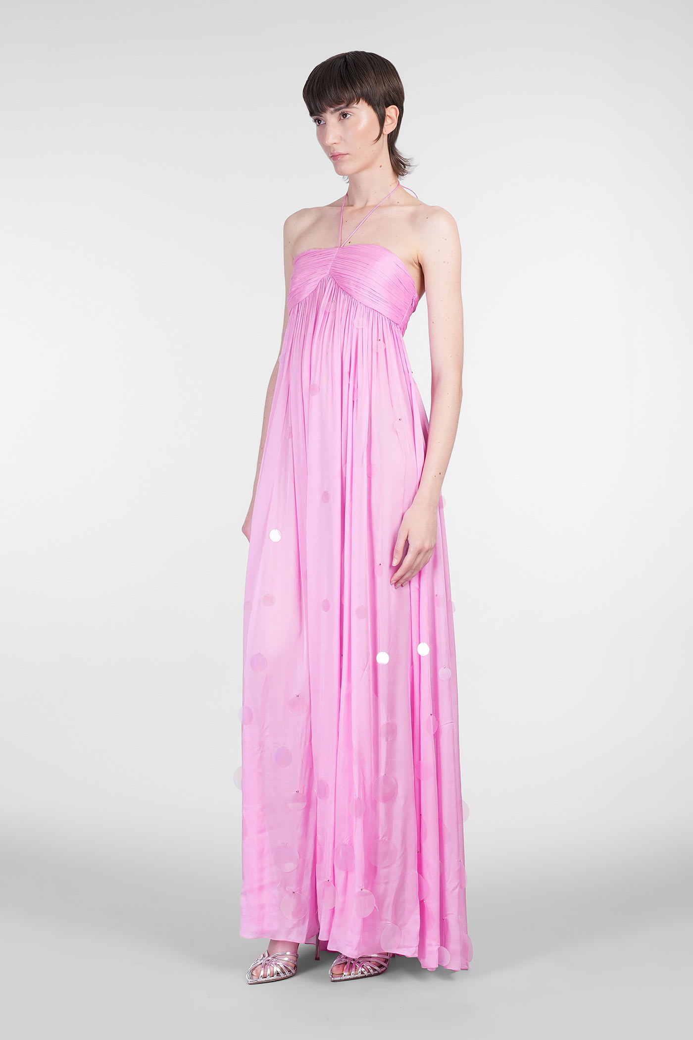 Retroféte Mathilde In Rose-pink Viscose In Pink