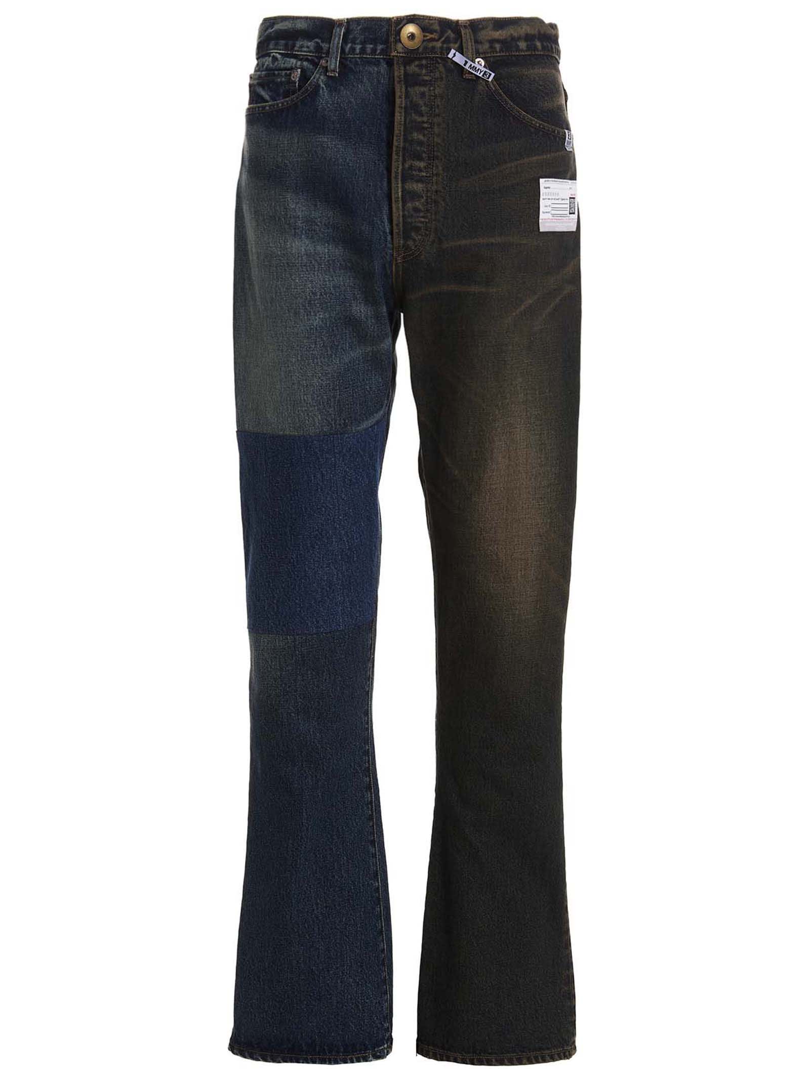 MIHARAYASUHIRO 2-TONED JEANS