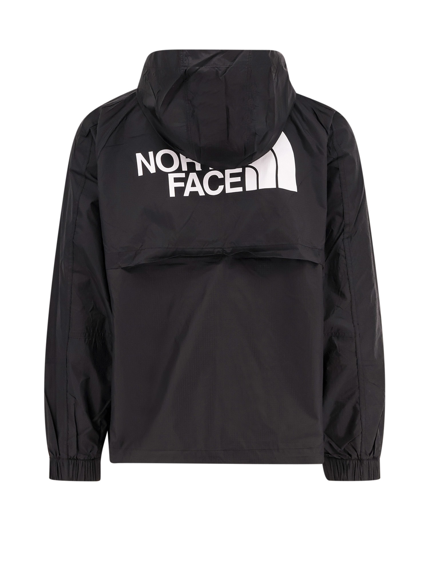 The North Face Dryvent Mono Black Jacket With Logo Printed On The Front In Tech Fabric Man In Tnf Black