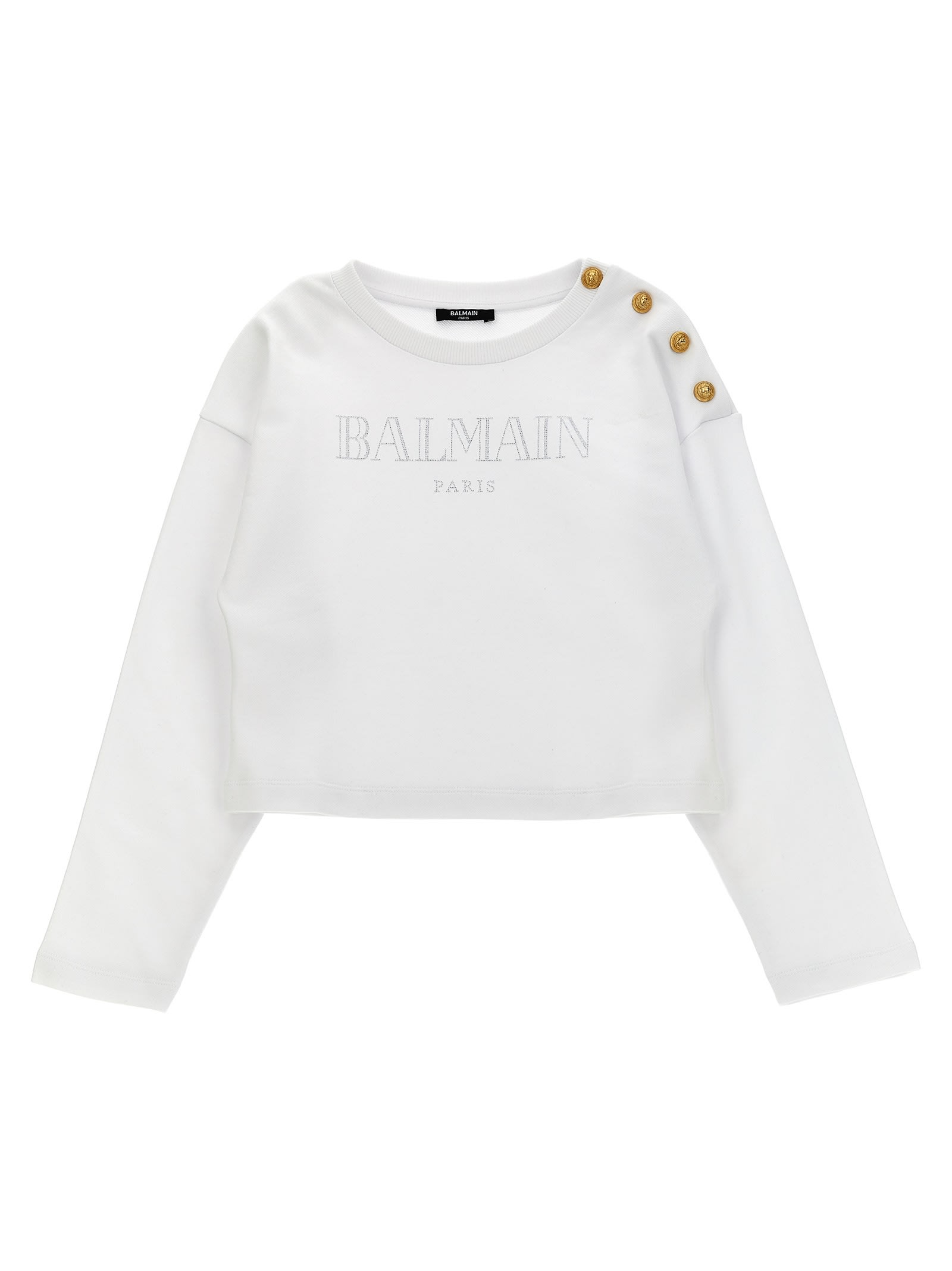 Balmain Vintage Sweatshirt In White