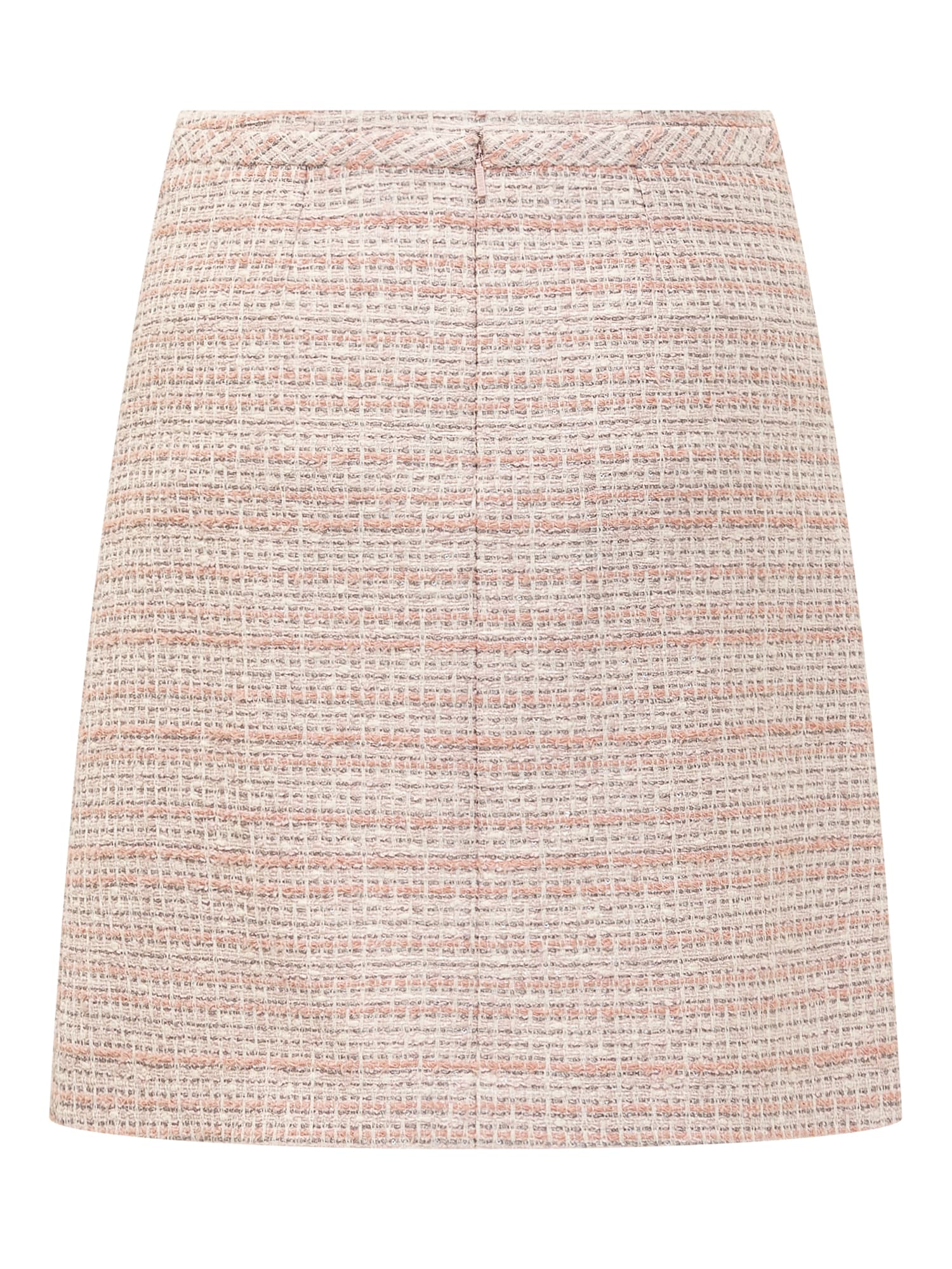 Shop Versace Skirt With Medusa 95 In Dusty Rose-ivory