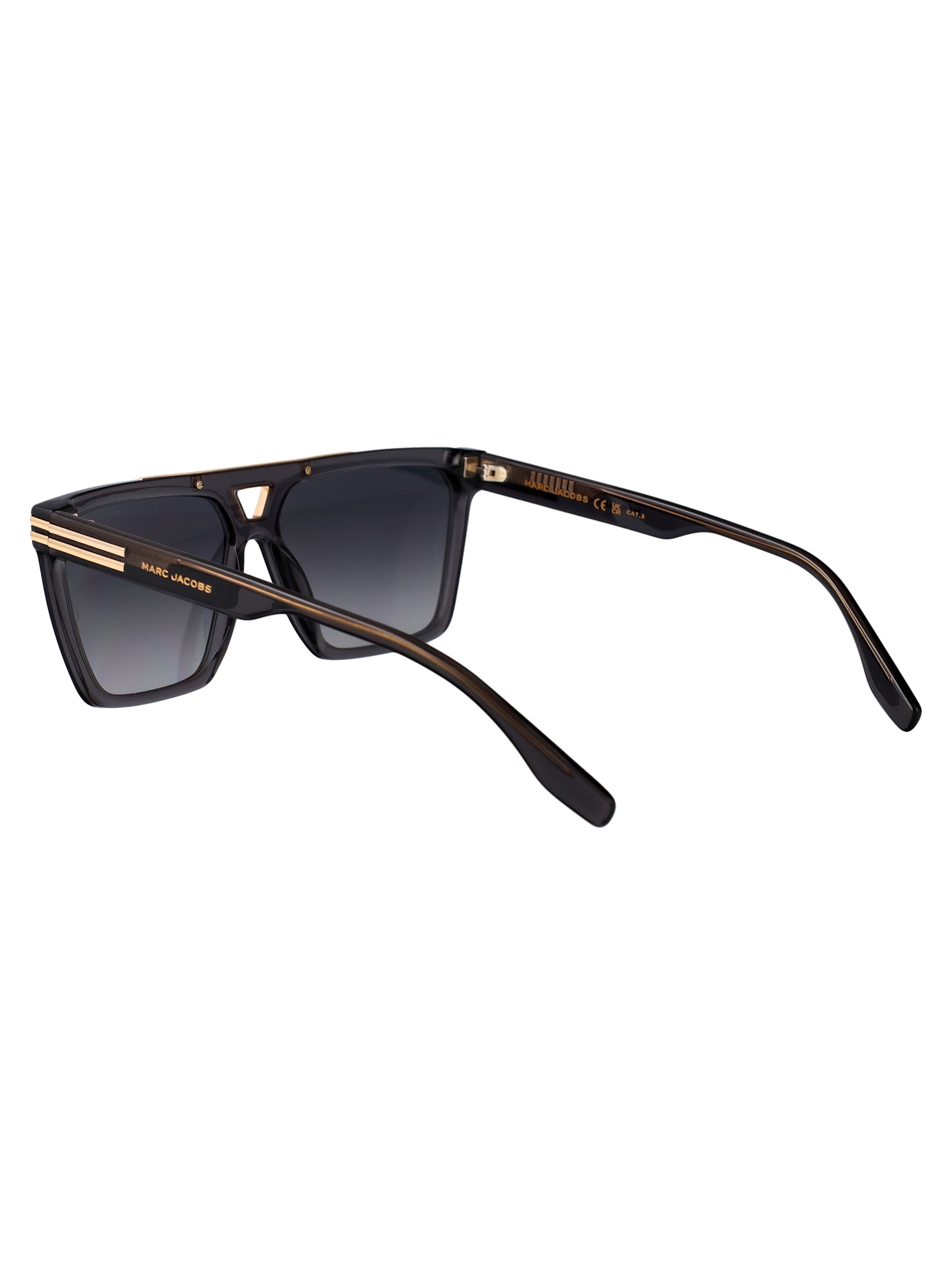 Marc Jacobs Geometric Sunglasses In Black