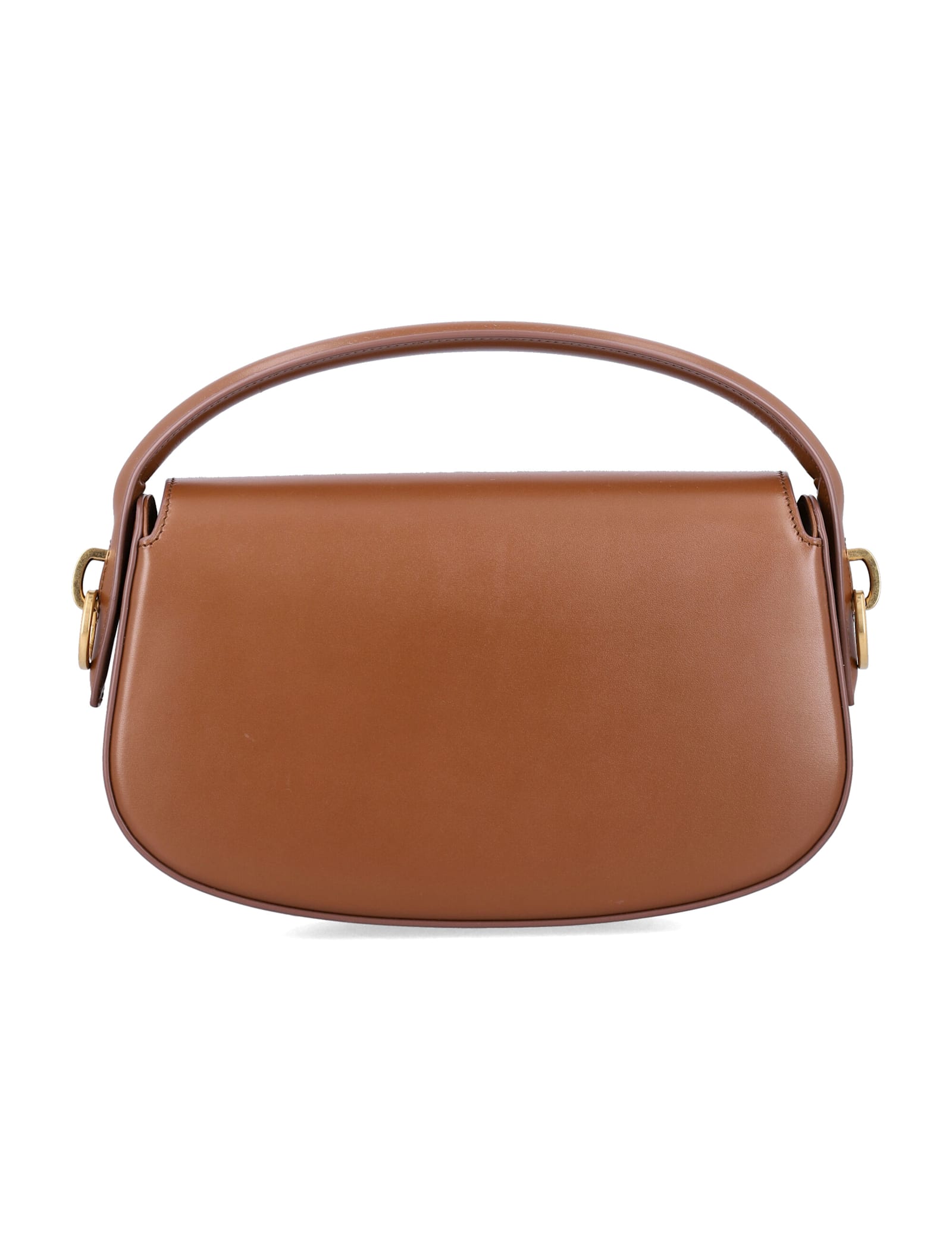 Saint Laurent Voltaire Cross-body Bag Adjustable Strap Top Handle In Brown