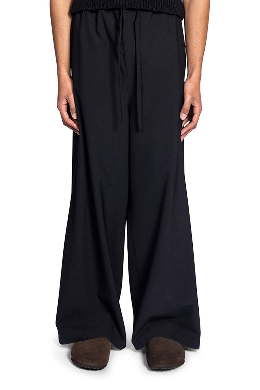Marni Straight-leg Drawstring Trousers In Black