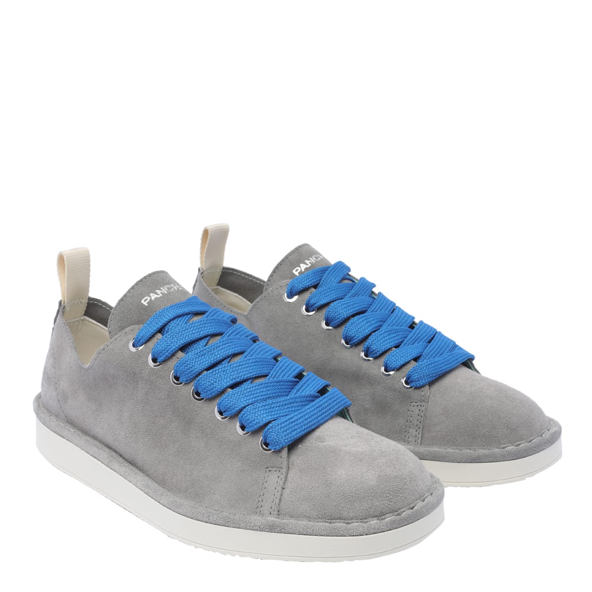 Shop Pànchic Laced-up Shoes P01 In Grey