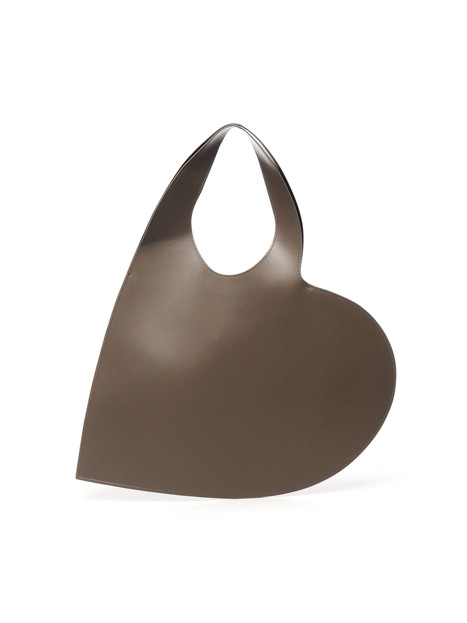 Coperni Large Heart Tote Bag In Brown
