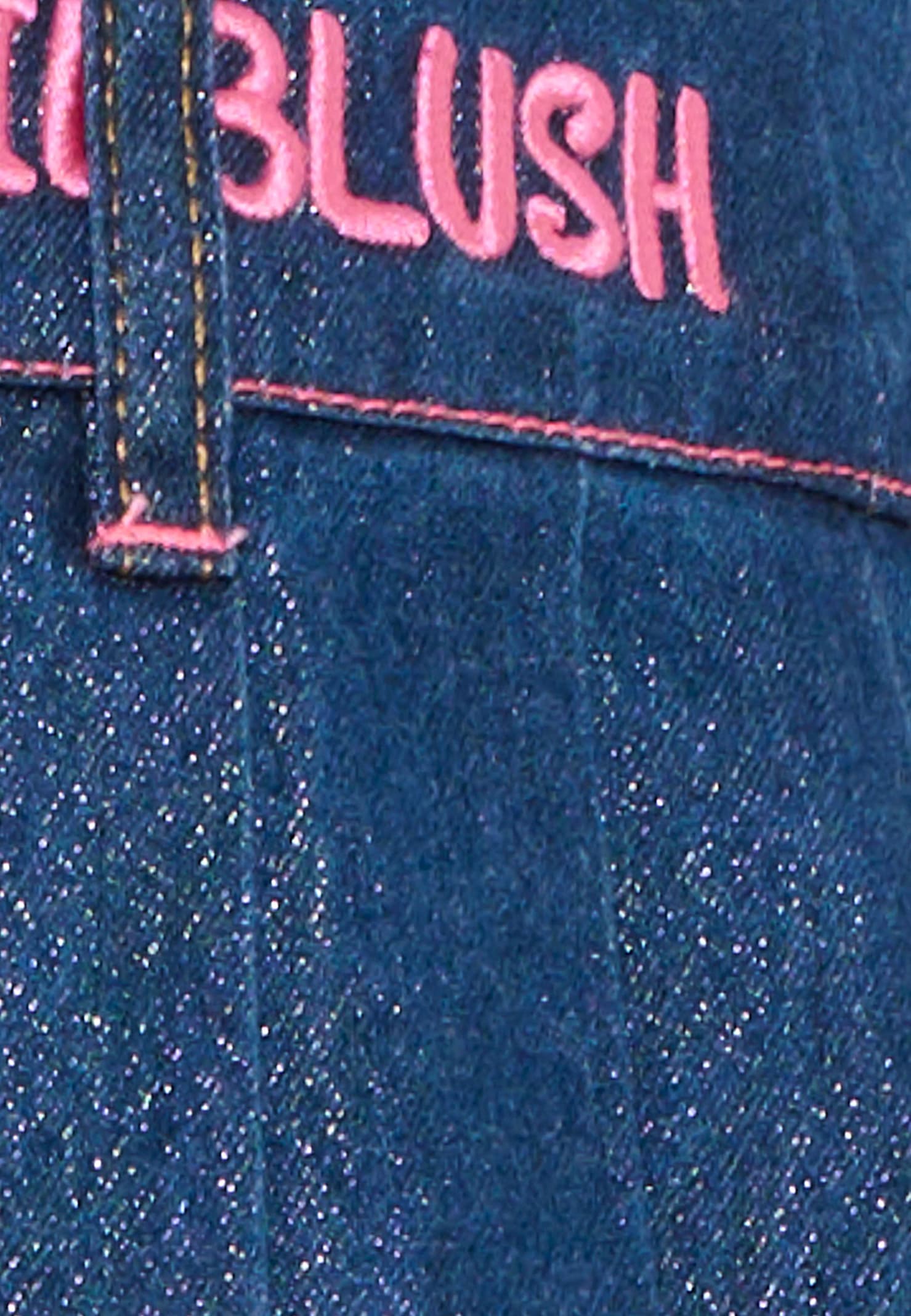 Billieblush Blue Skirt For Girl With Logo In Blue