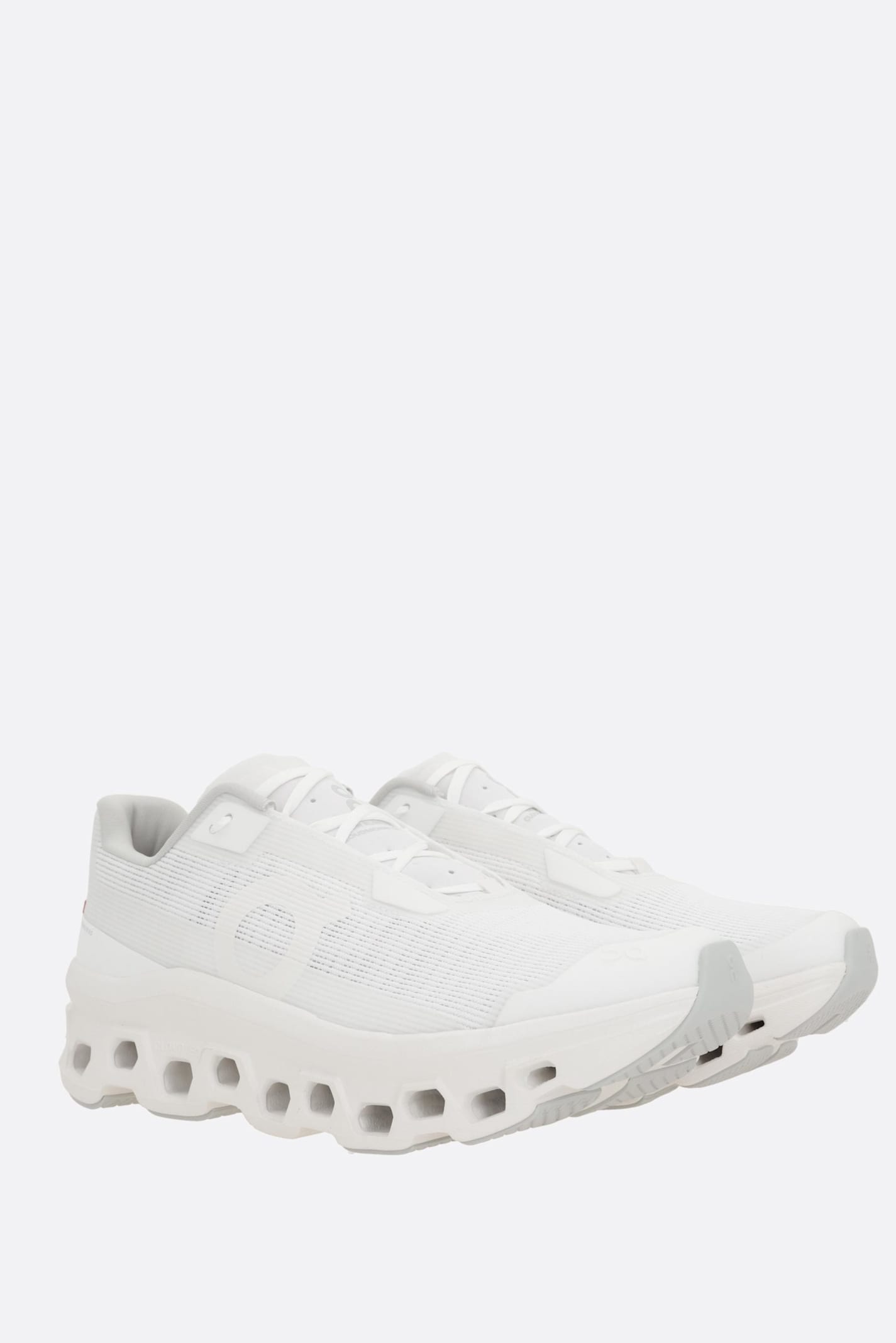 On Cloudmster Void Sneakers In Mesh In White