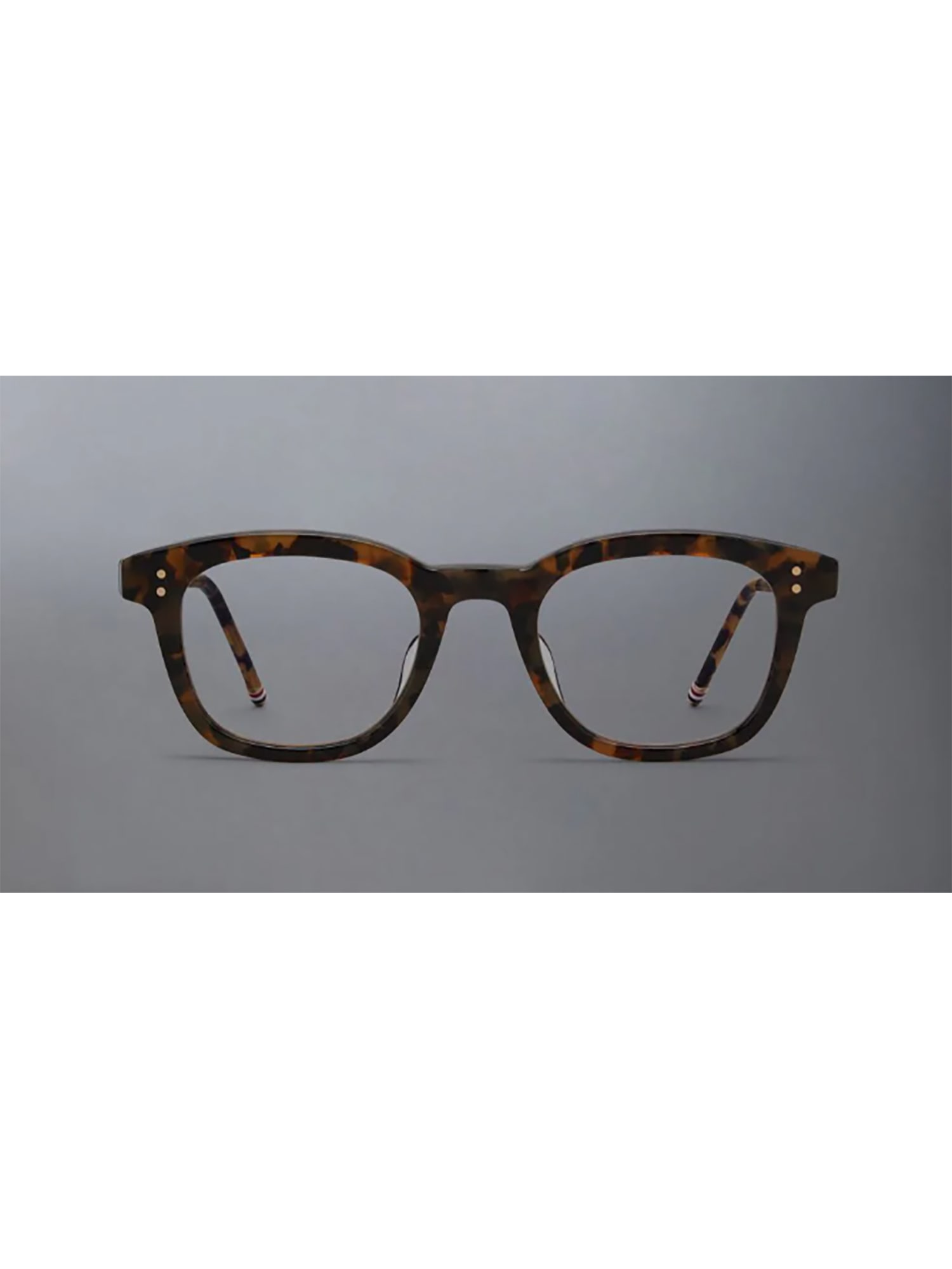 Shop Thom Browne Ueo921a/g0002 Eyewear In Dark Brown