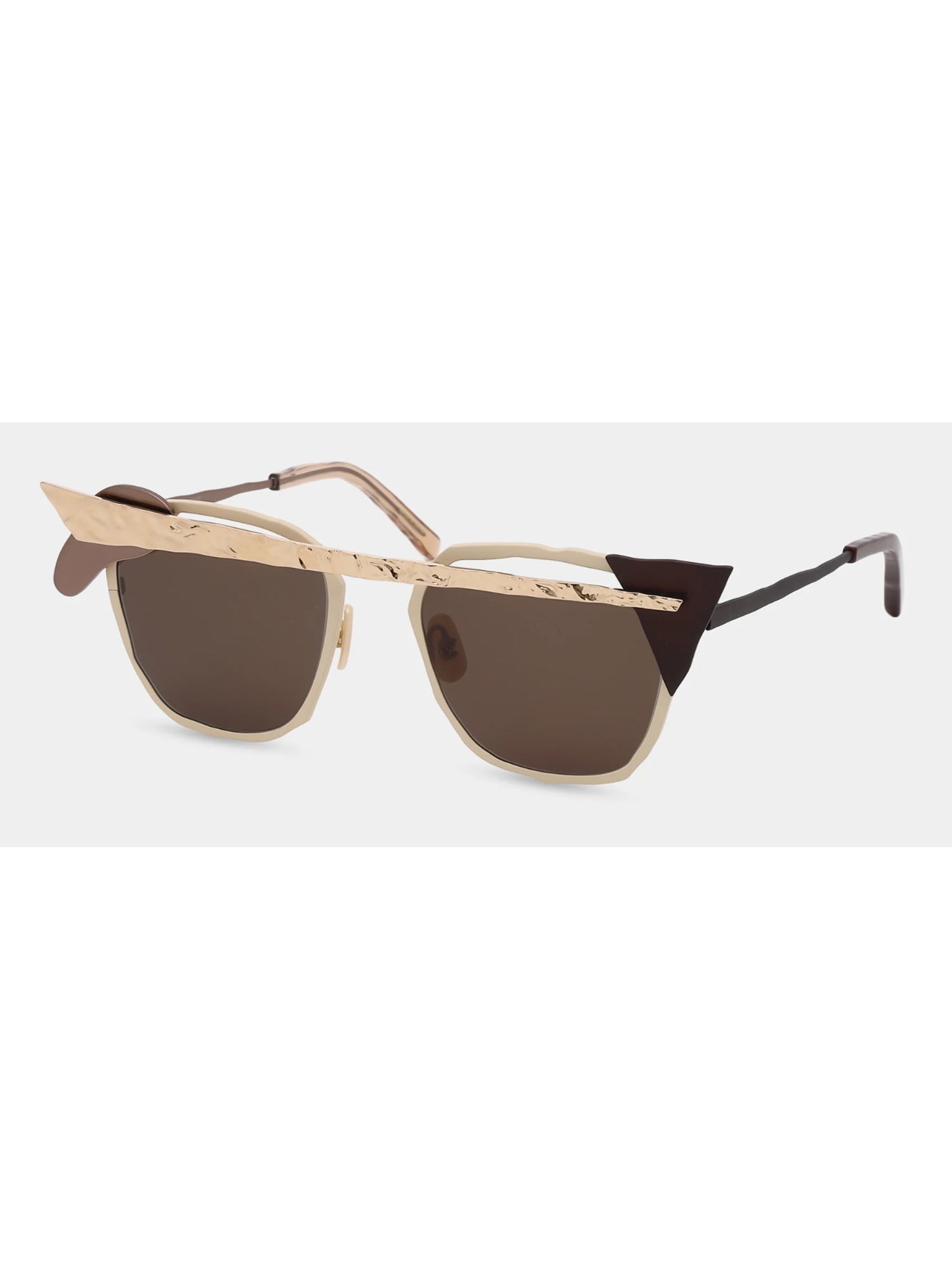 Masahiro Maruyama Mm/0093 No.4 Sunglasses In Gold