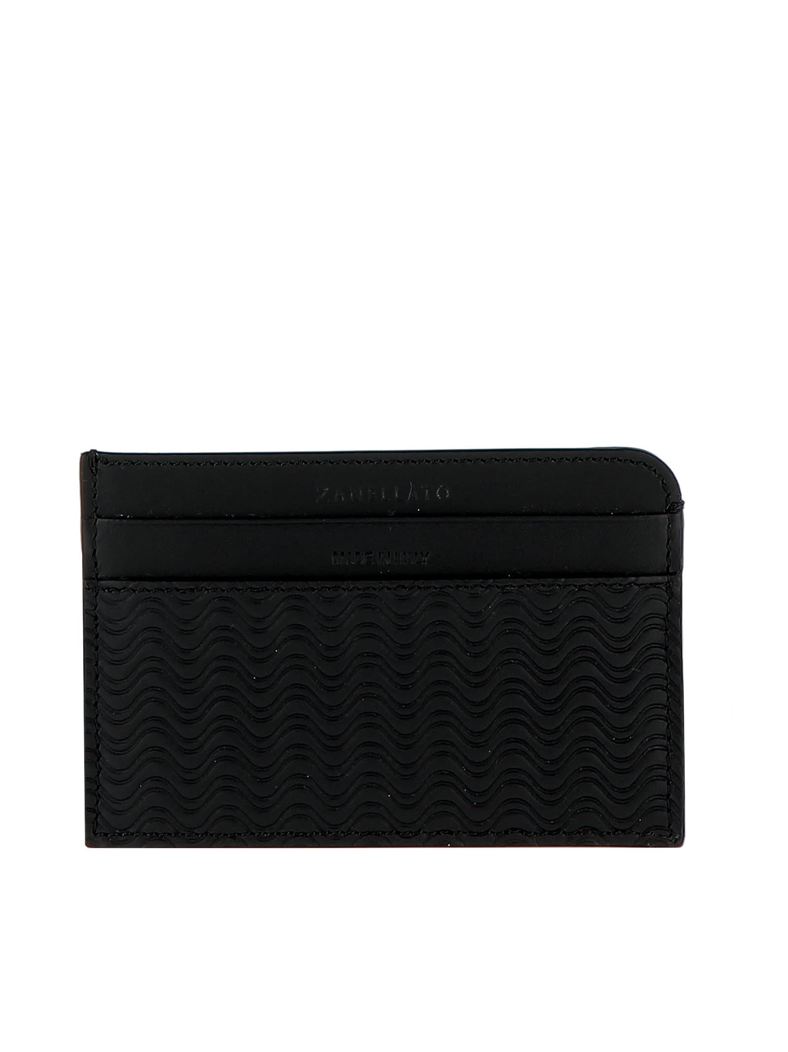 Zanellato Black Leather Wallet In 02 Black