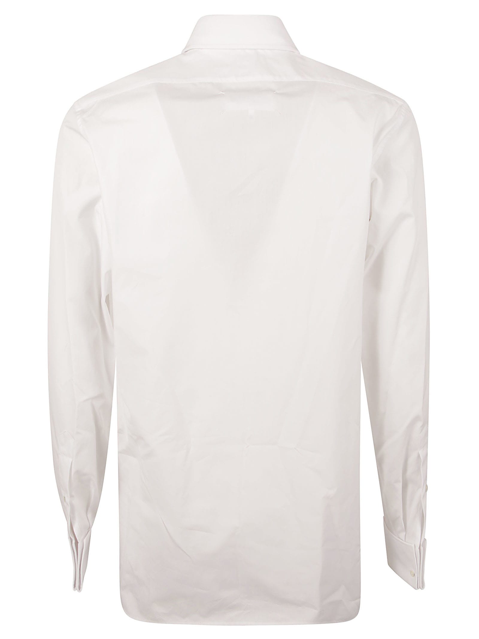 Maison Margiela Classic Long-sleeved Shirt In White