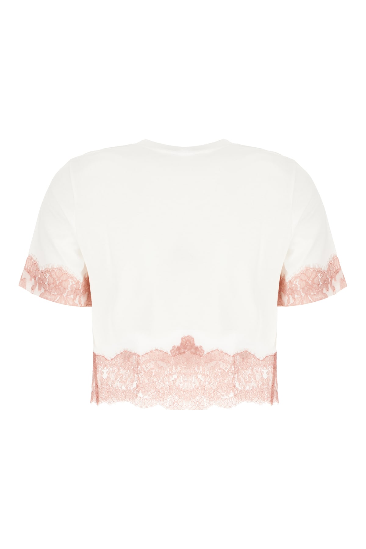 Dolce & Gabbana White Cotton Blend T-shirt In Optical White