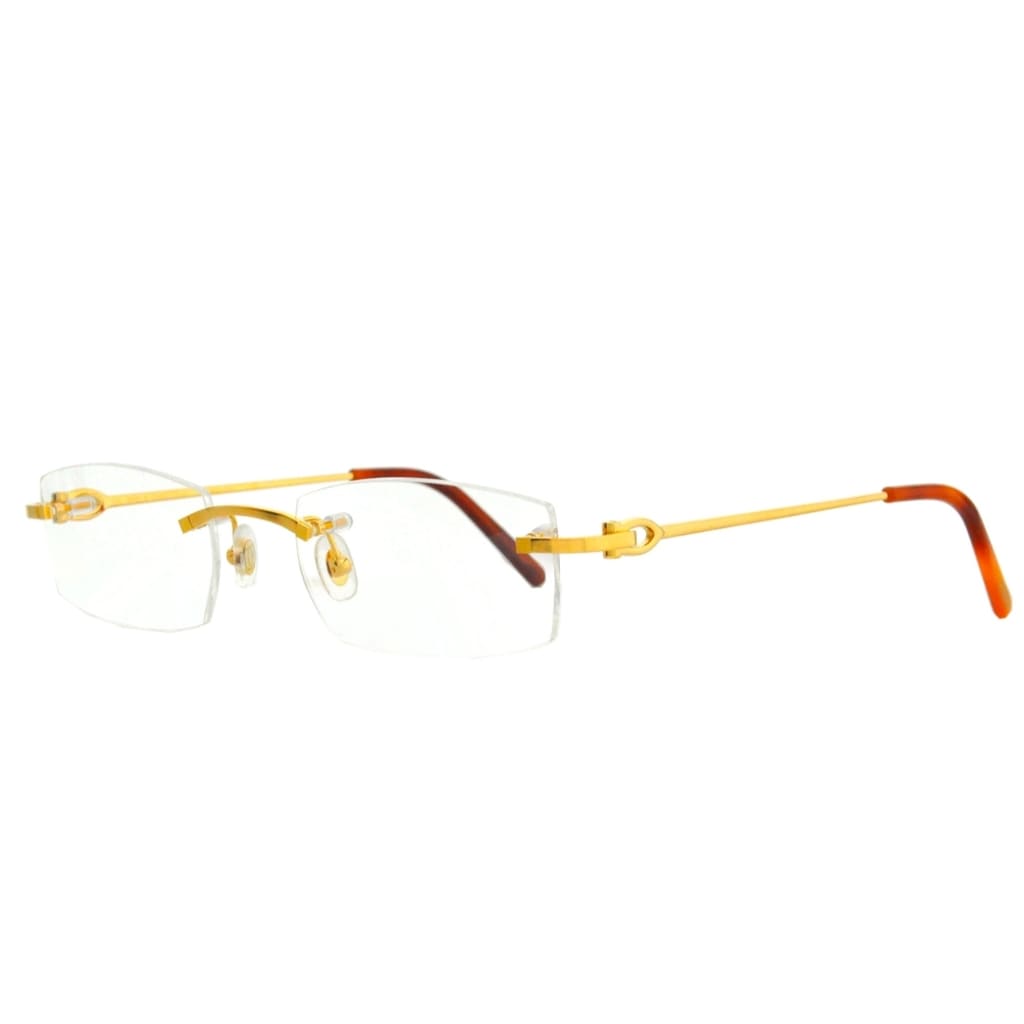 Cartier Ct0045o 002 Glasses In Gold