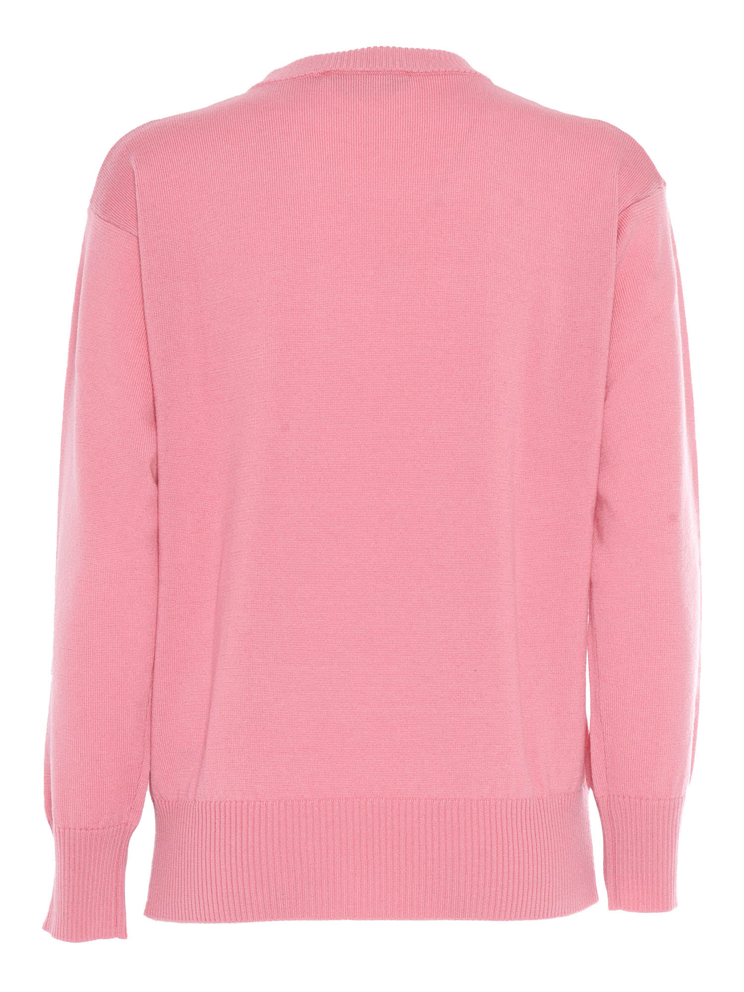 Shop Max Mara Hot Peony Sweater/tank/top In Pink