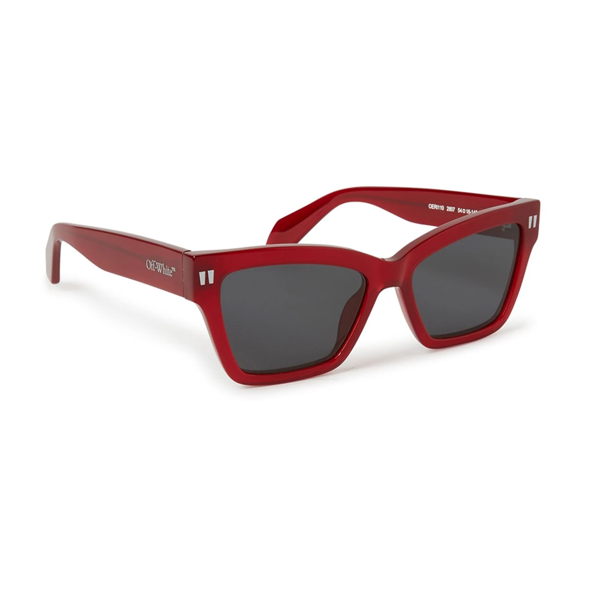 Shop Off-white Oeri110 Cincinnati 2807 Burgundy Sunglasses In Rosso