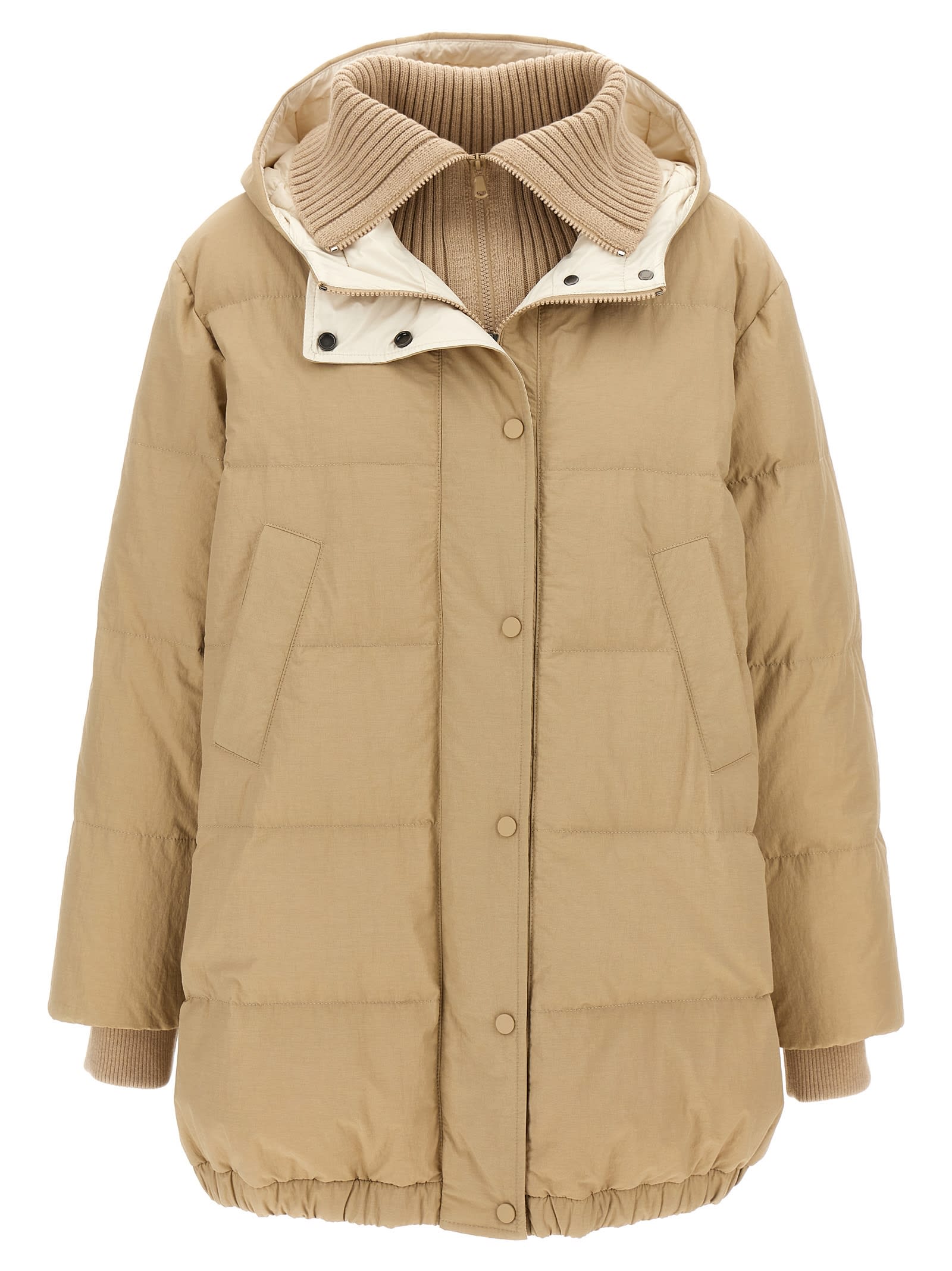 BRUNELLO CUCINELLI NYLON DOWN JACKET 