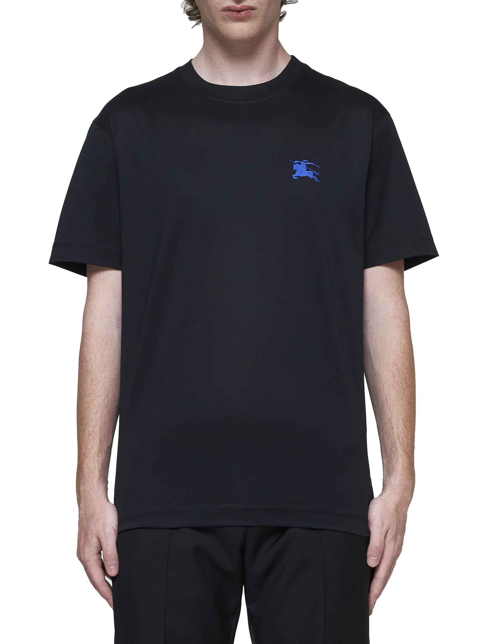 Shop Burberry T-shirt In Black