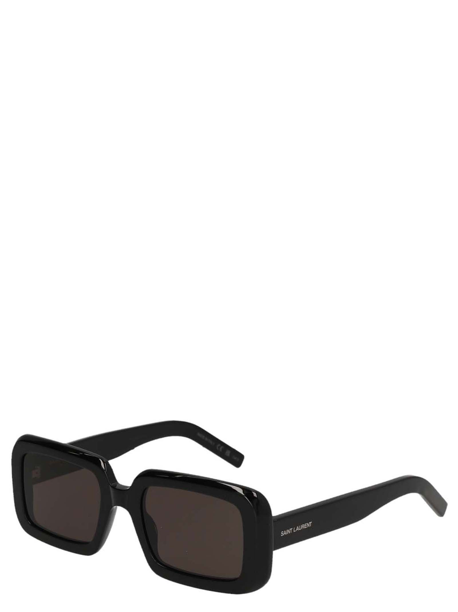 Shop Saint Laurent 534 Sunrise Sunglasses In Black