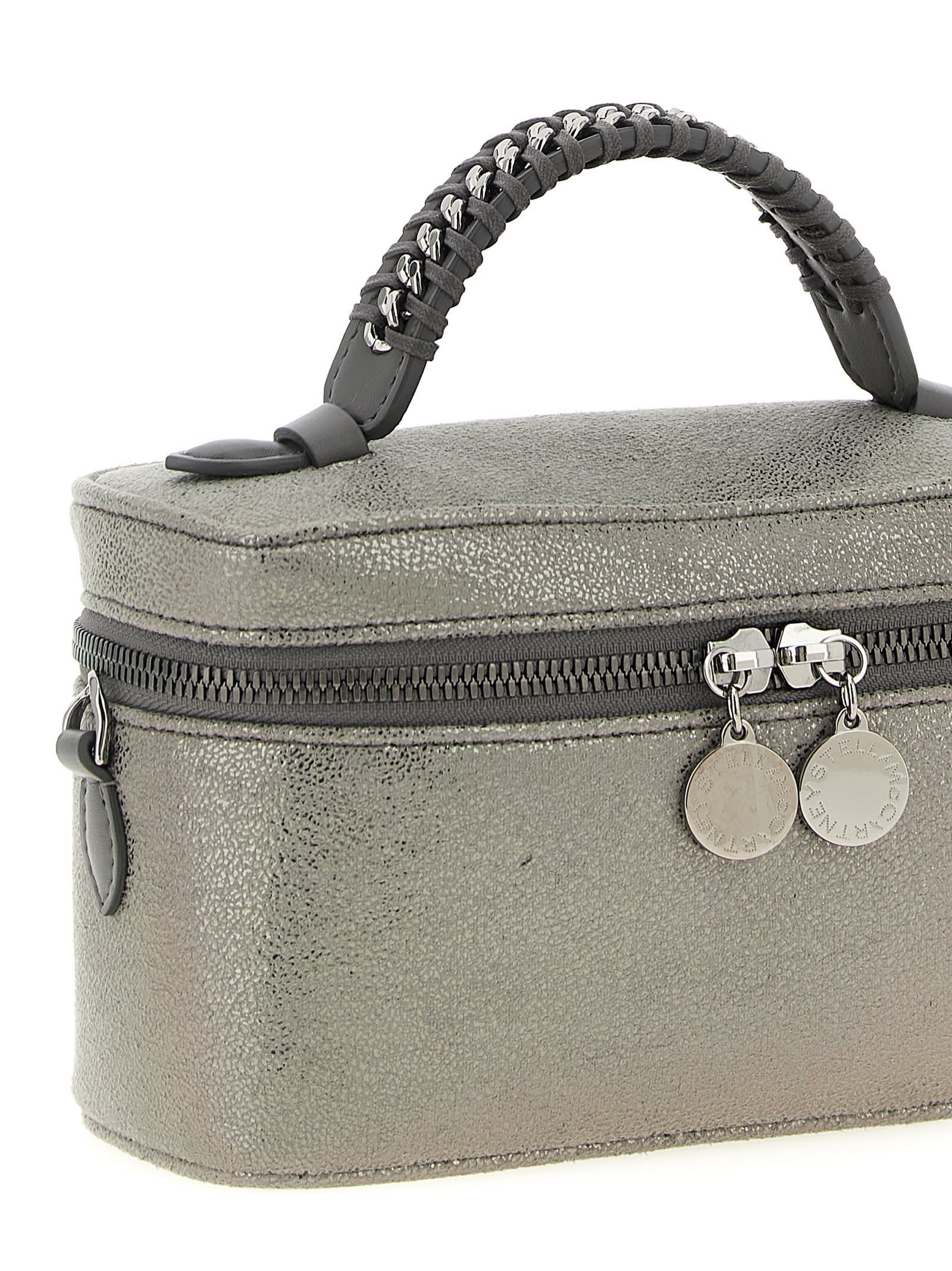 Stella Mccartney Vanity Falabella Crossbody Bag In Gray