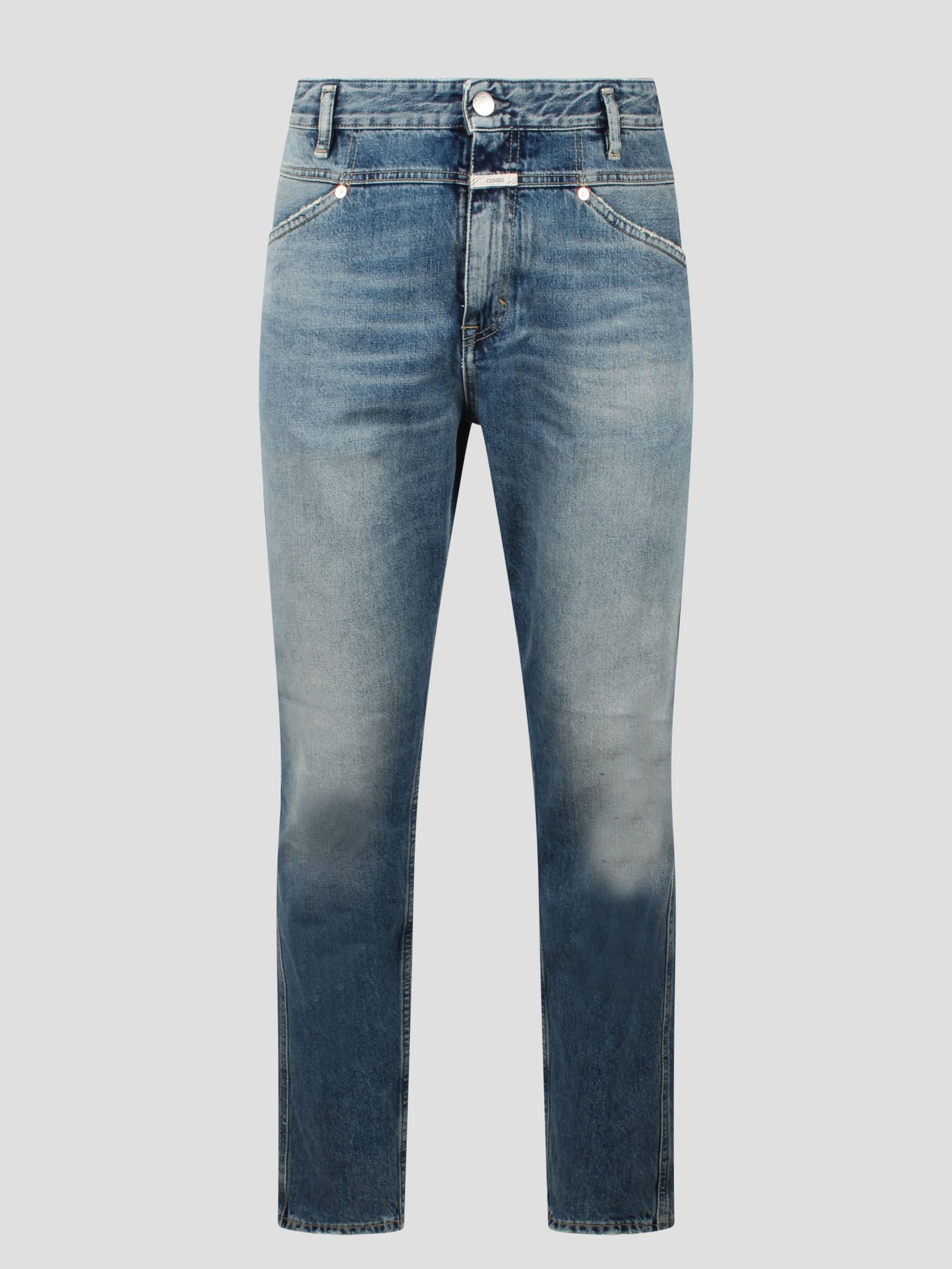 Shop Closed Style Name X-lent Tapered Jeans In Blue