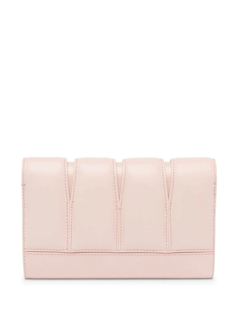Shop Alexander Mcqueen The Slash Clutch Bag In Clay In Pink