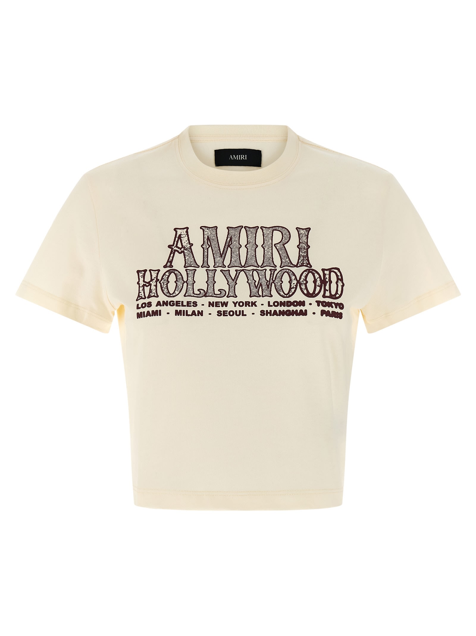 Amiri Hollywood Tee T-shirt White In Neutral