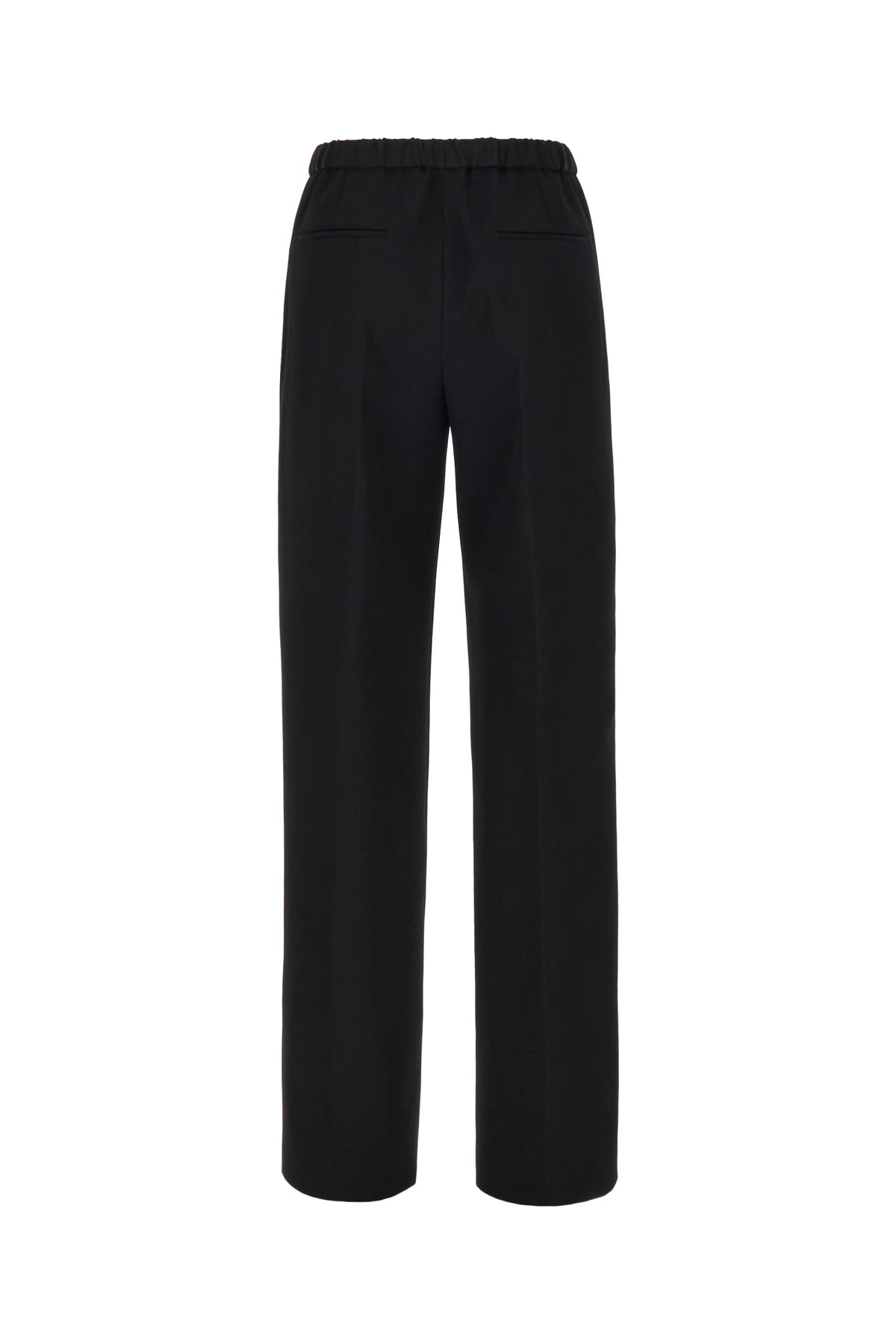 Shop Jil Sander Black Wool Pant In 001