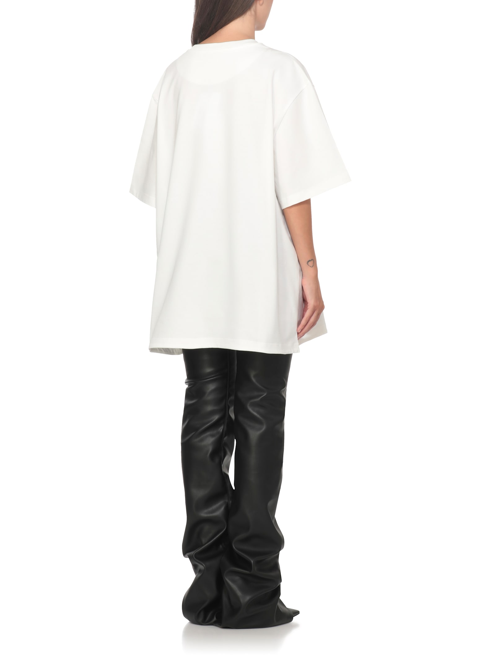 Attico Short Sleeved T-shirt In White