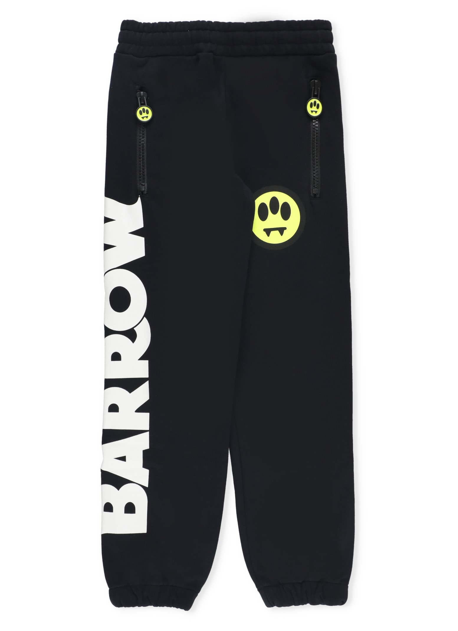 Shop Barrow Pants With Logo In Nero