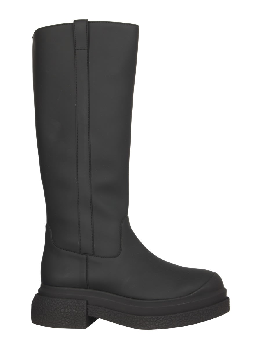 Shop Stuart Weitzman Charli Boots In Black