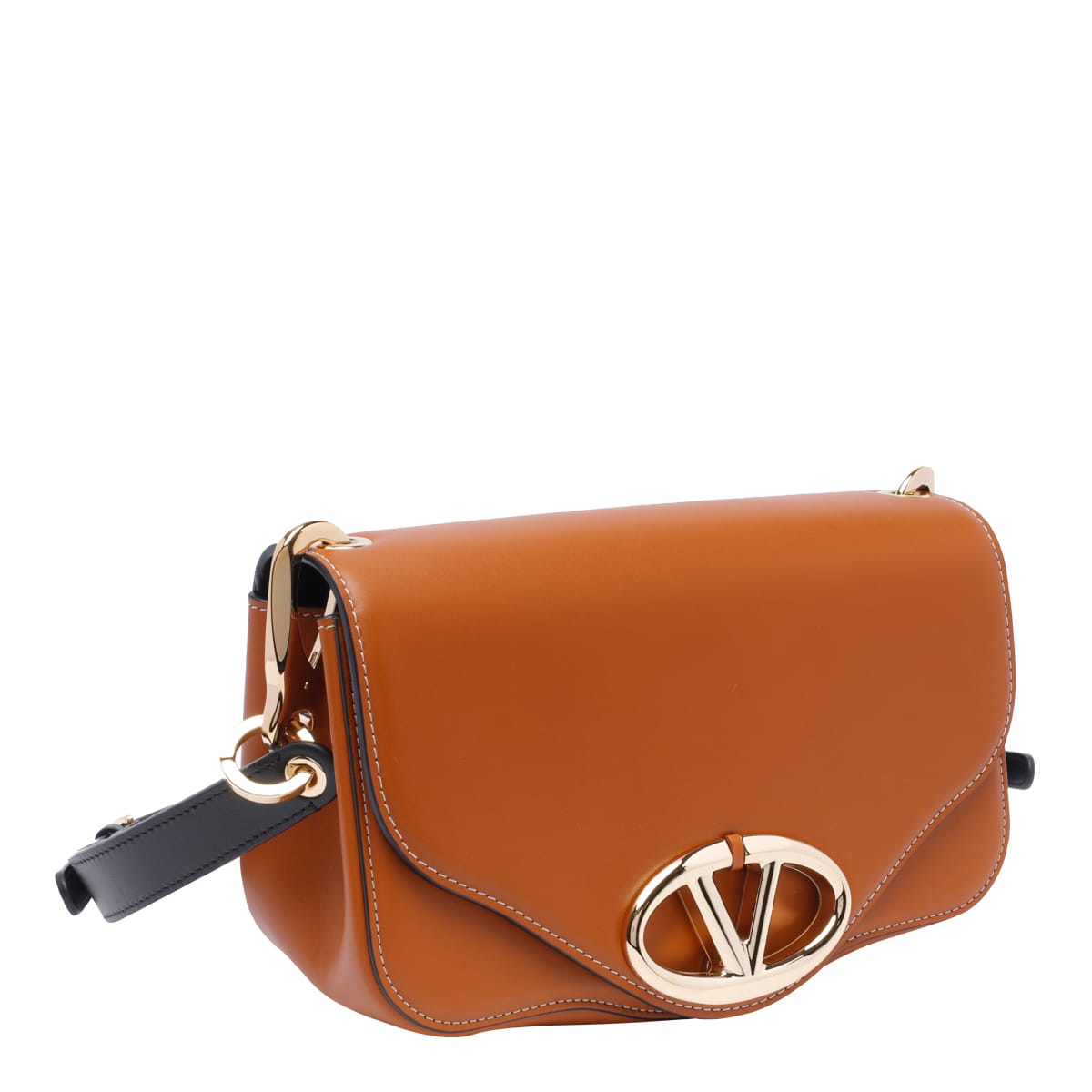 Shop Valentino Crossbody Bag Vlogo Signature In Brown