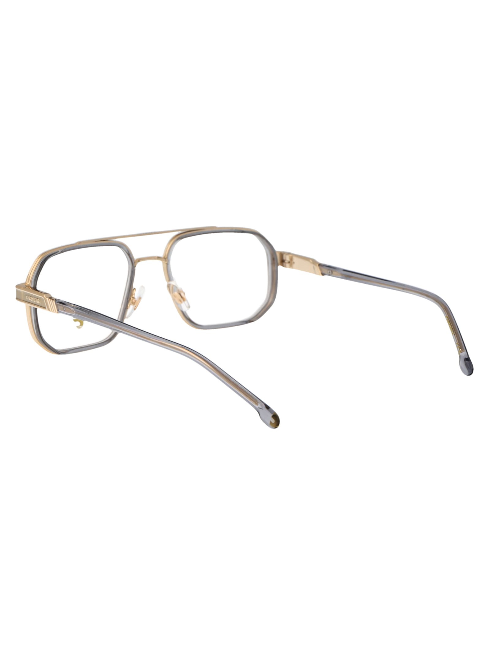 Shop Carrera 1137 Glasses In J5g Gold