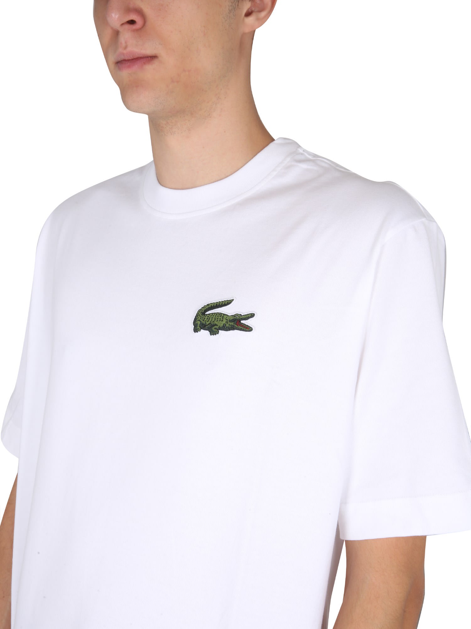 Shop Lacoste T-shirt With Logo