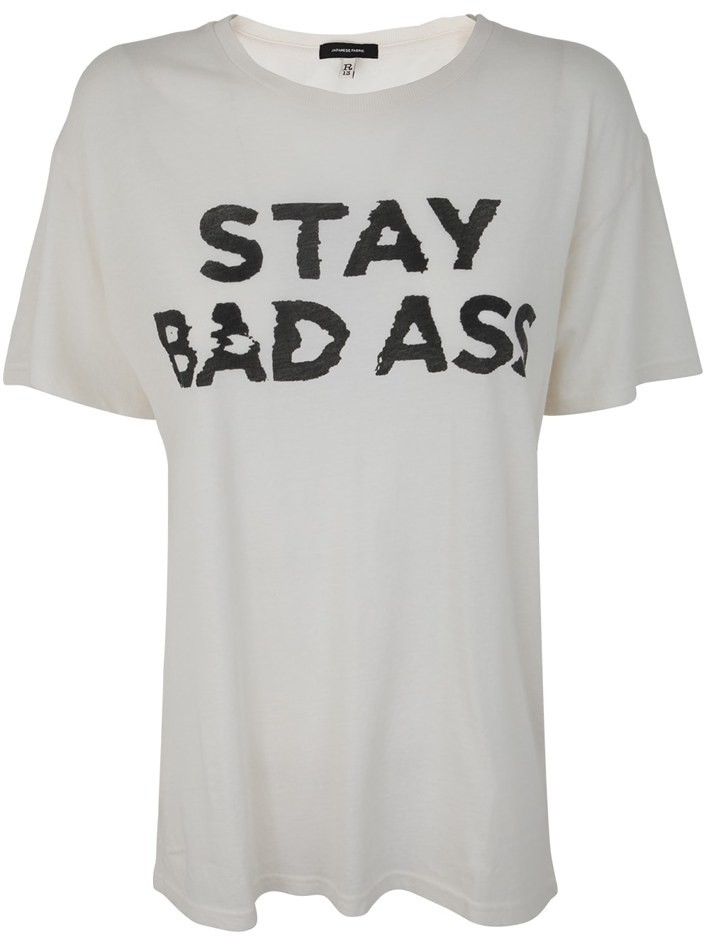 Shop R13 Stay Badass Boy T-shirt In Ecru