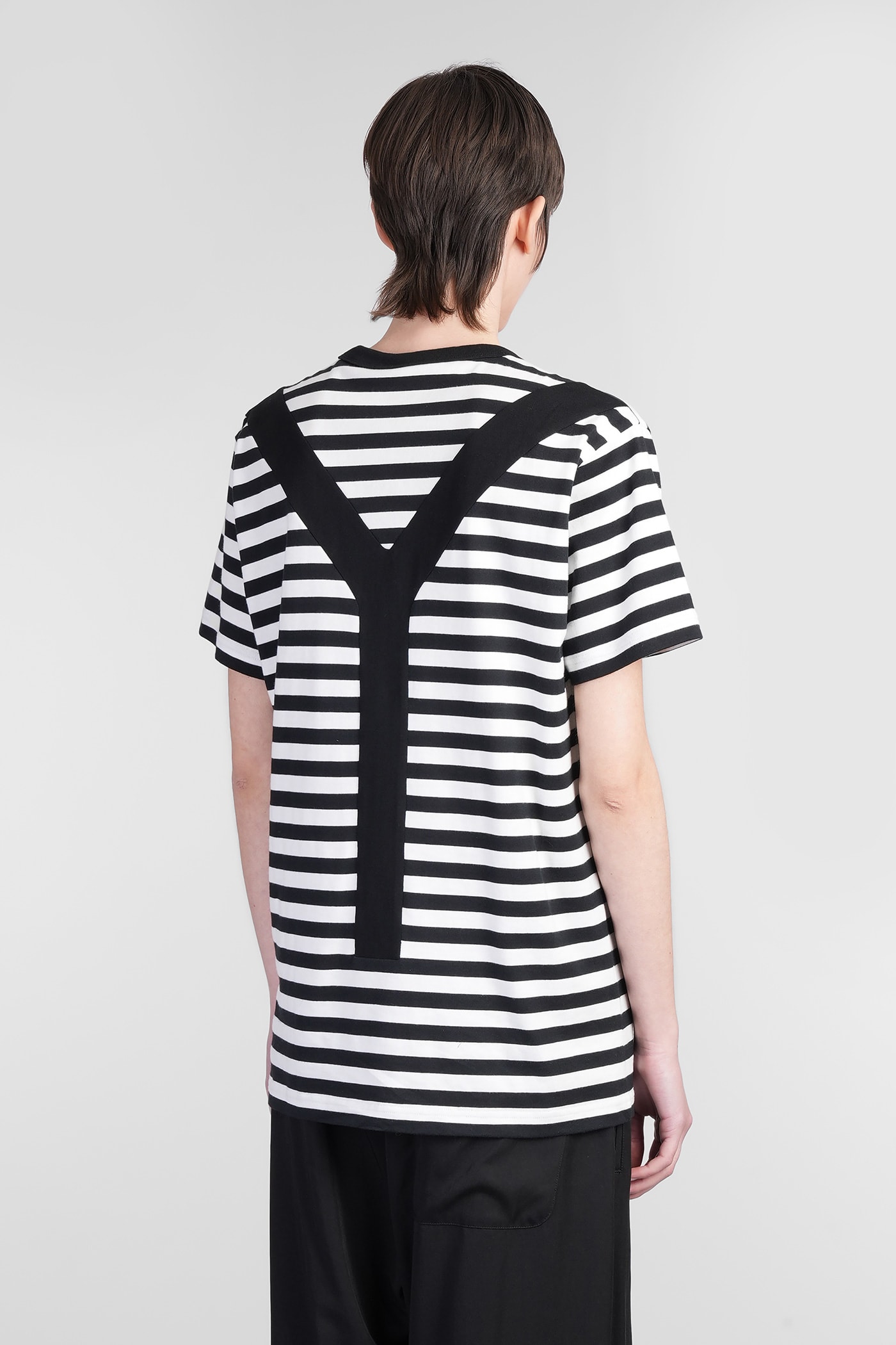 Yohji Yamamoto T-shirt In White Cotton In White